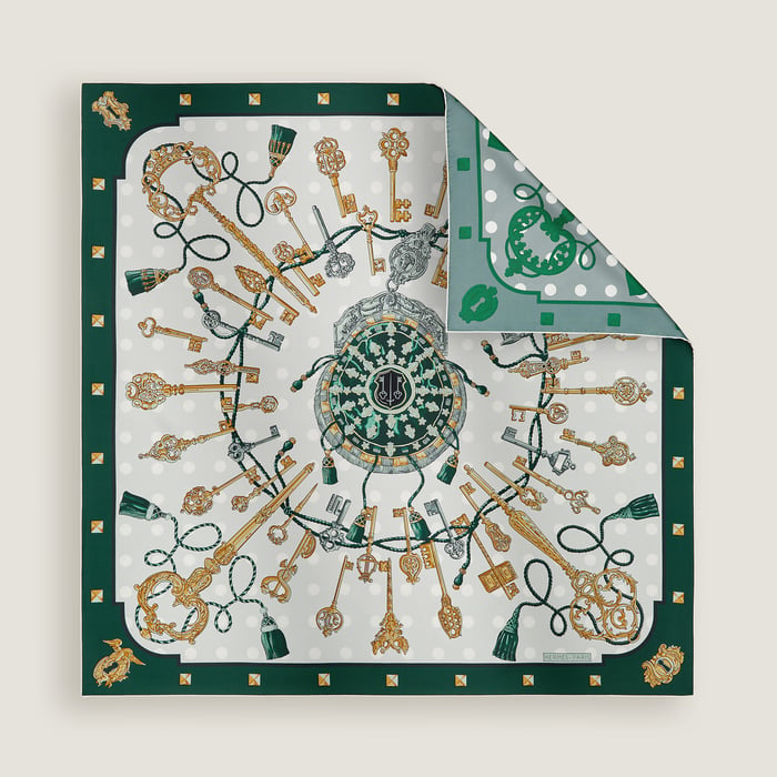 Les Cles Double Face Scarf 90