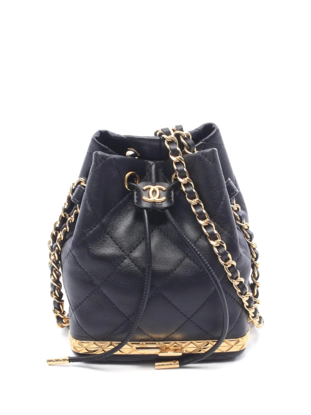 small Matelassé bucket bag