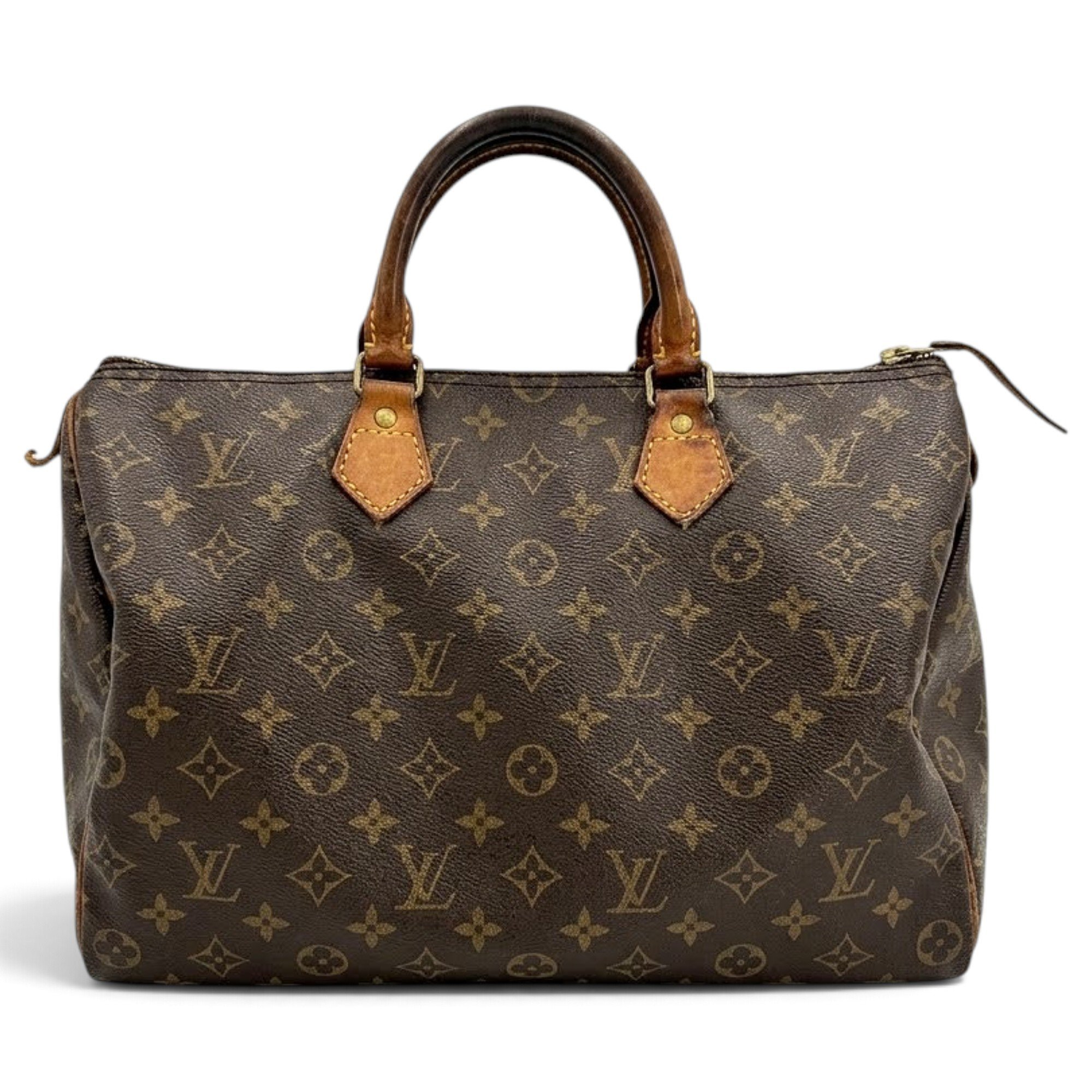 Speedy leather handbag