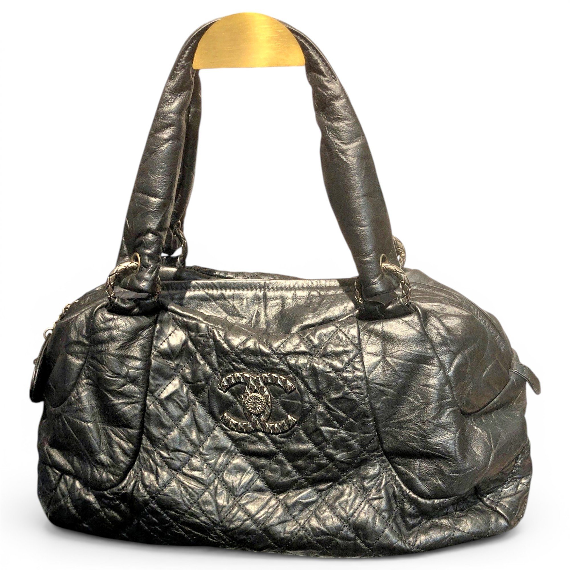 Executive leather tote