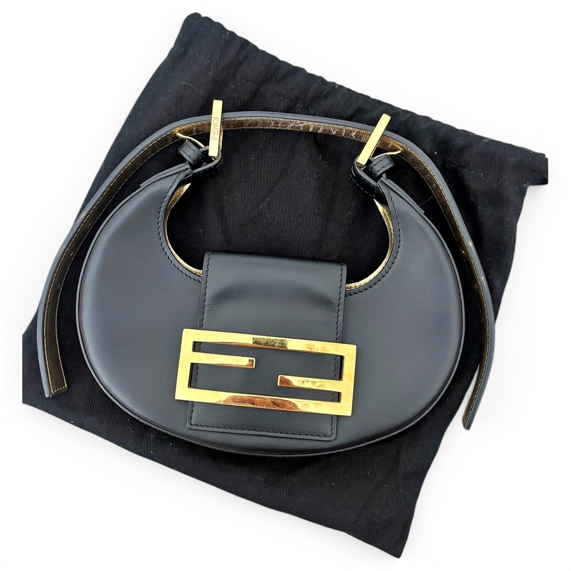 Cookie leather handbag