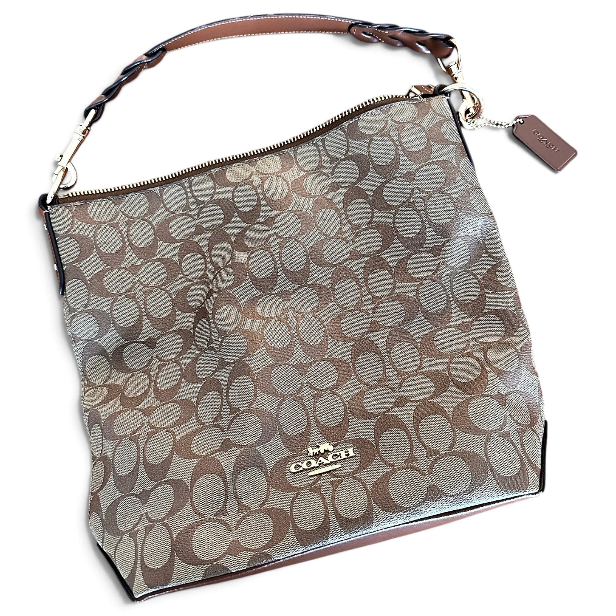 Abby duffle leather handbag