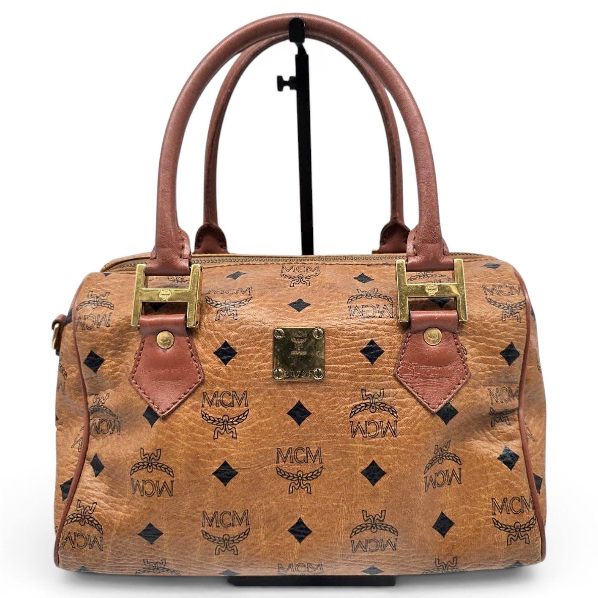 Boston leather handbag