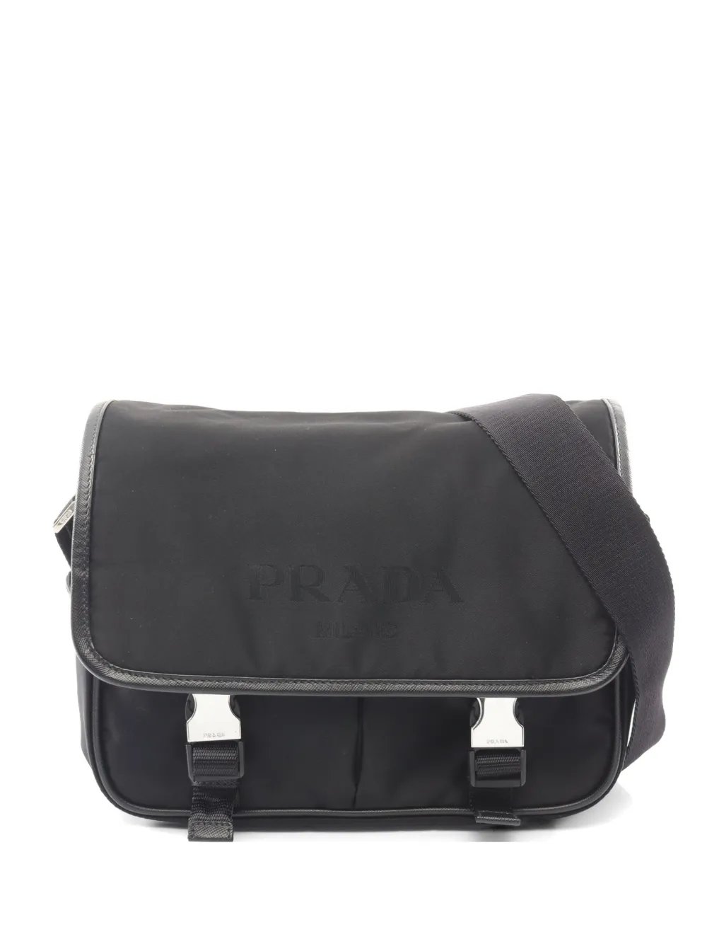 2010s Saffiano leather shoulder bag