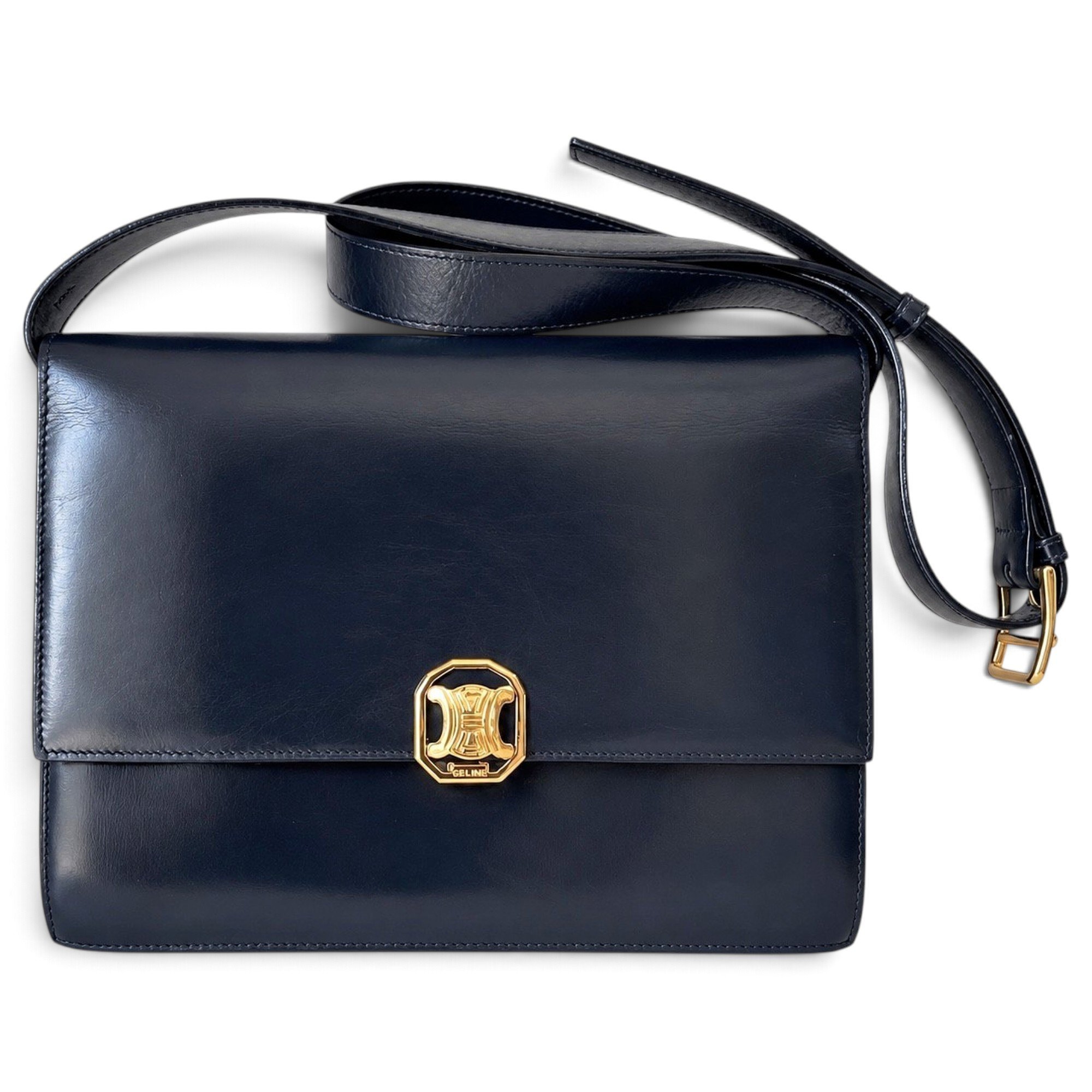 Triomphe leather handbag