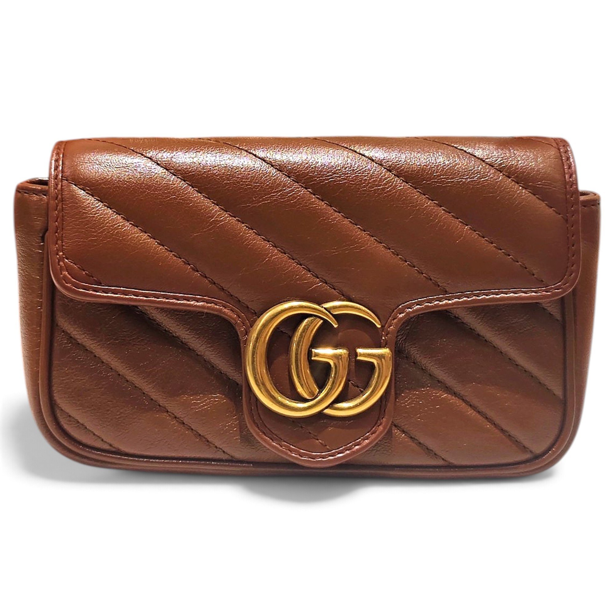 GG Marmont Flap leather handbag