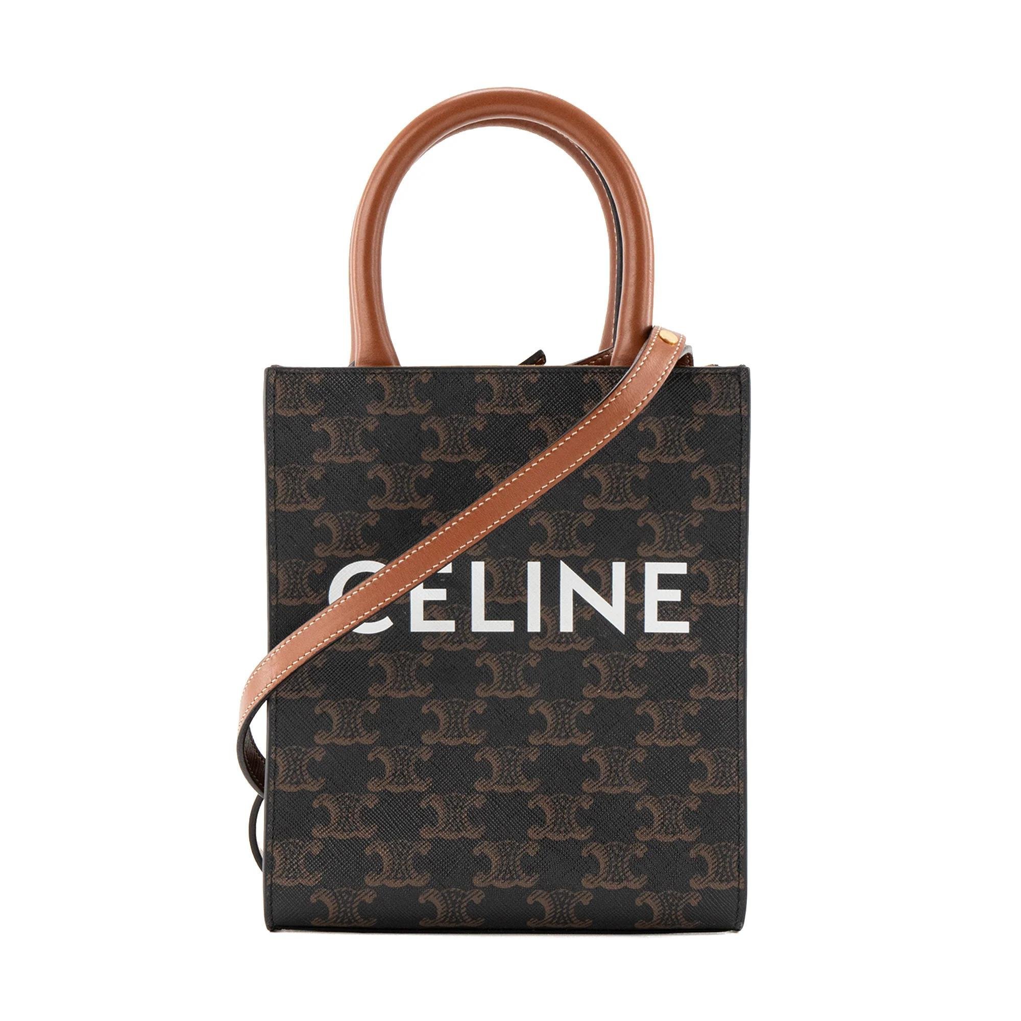 Cabas leather tote