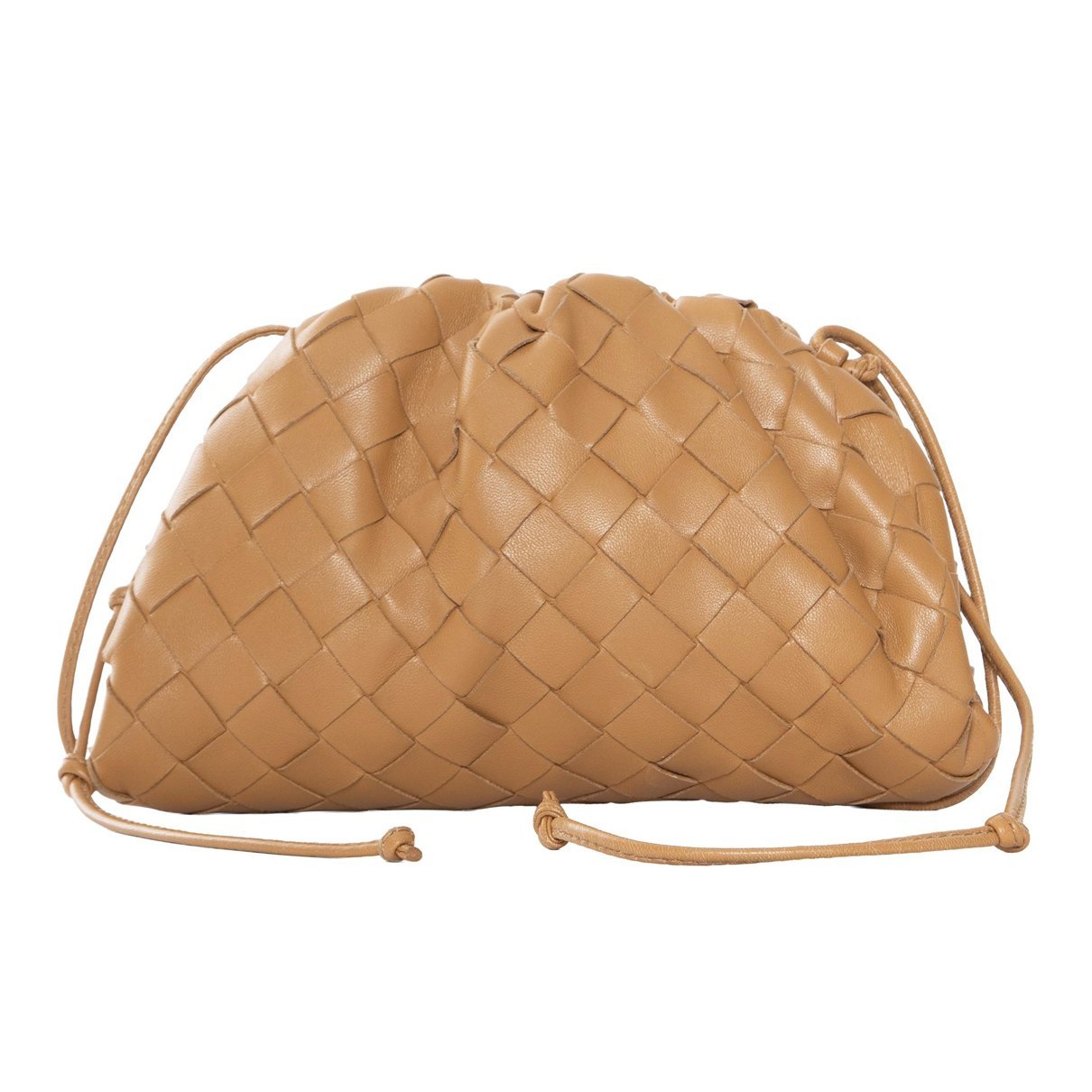 Pouch leather handbag