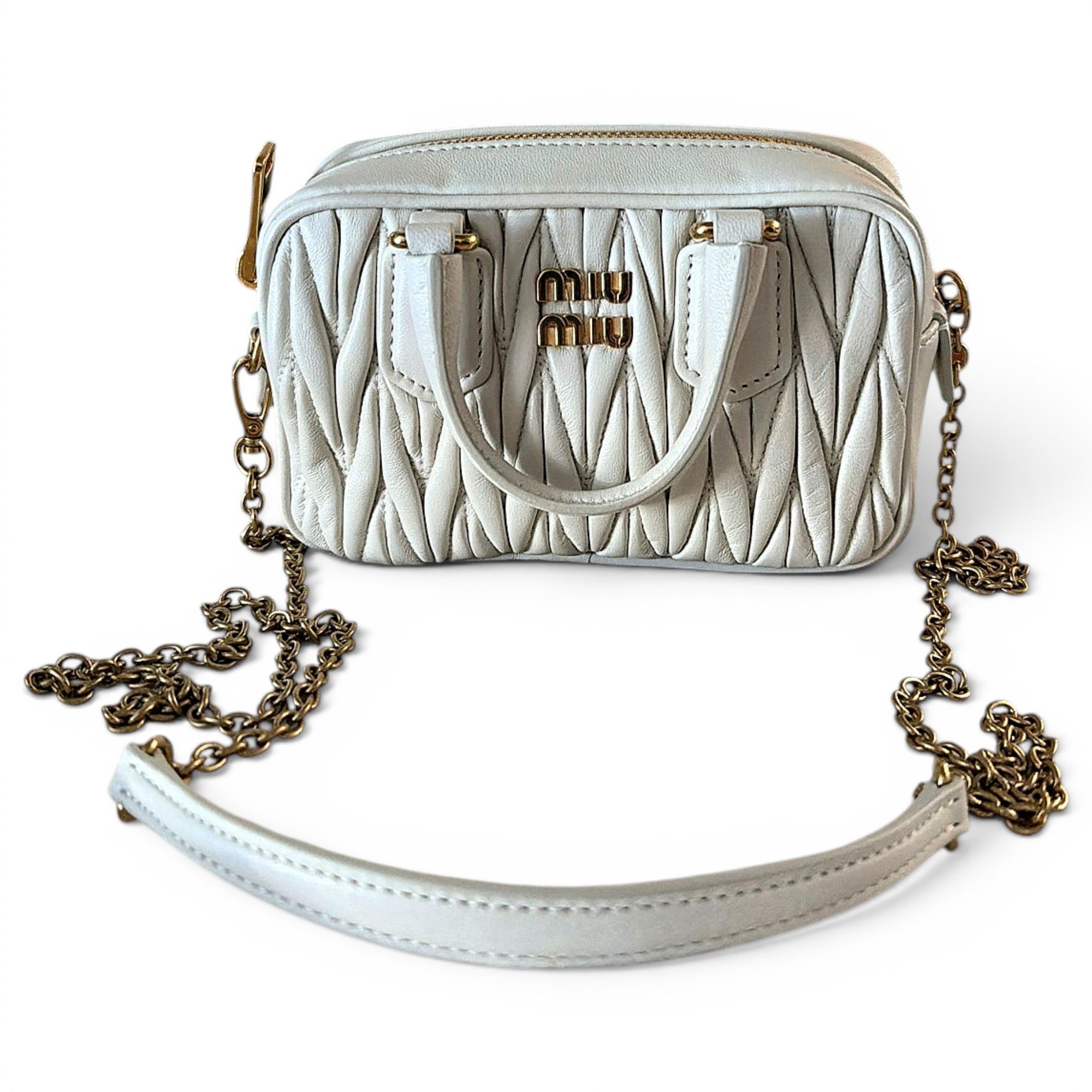 Arcadie leather crossbody bag
