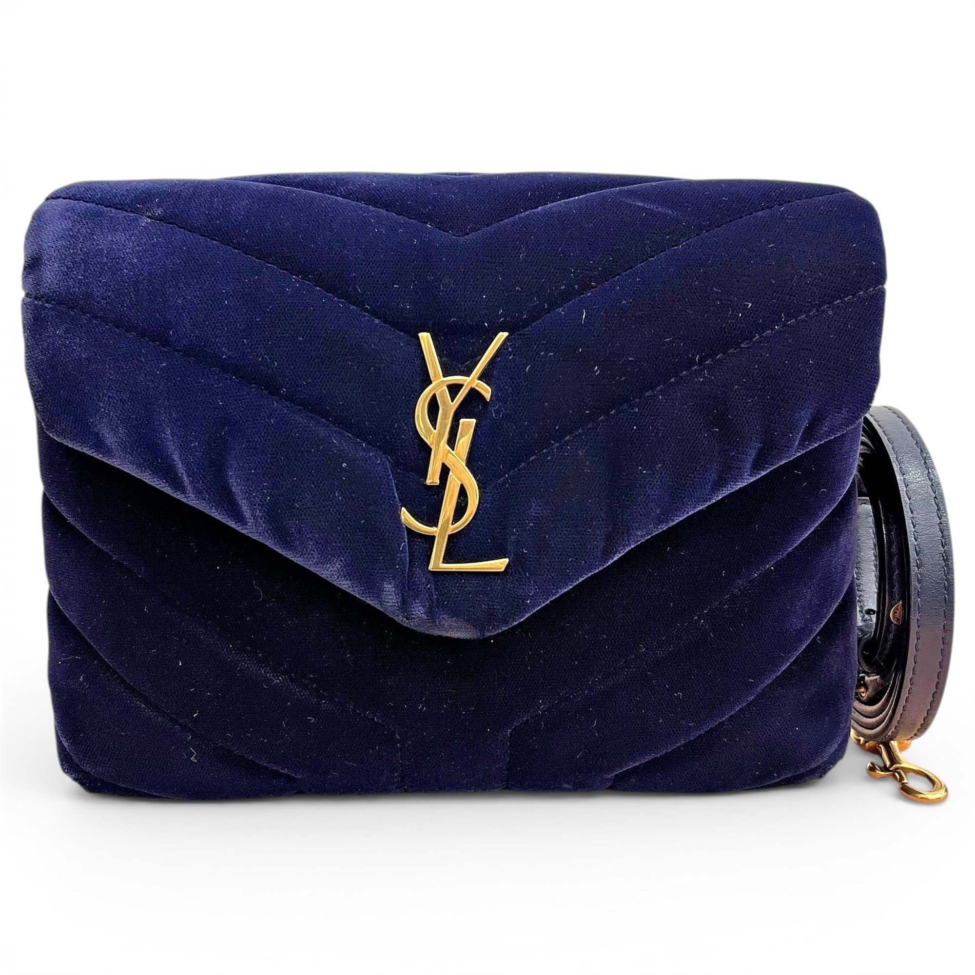 Loulou velvet handbag