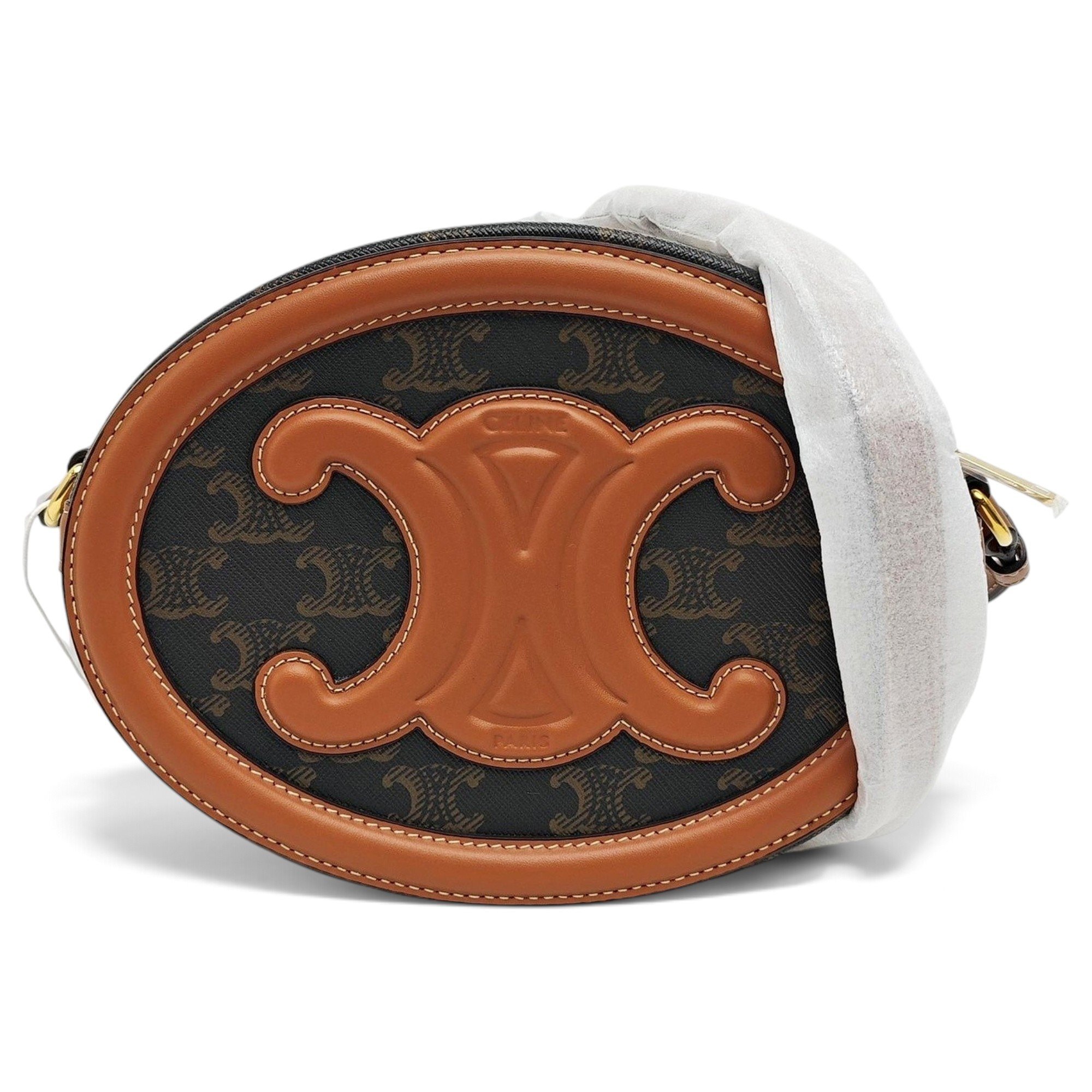 Triomphe leather handbag