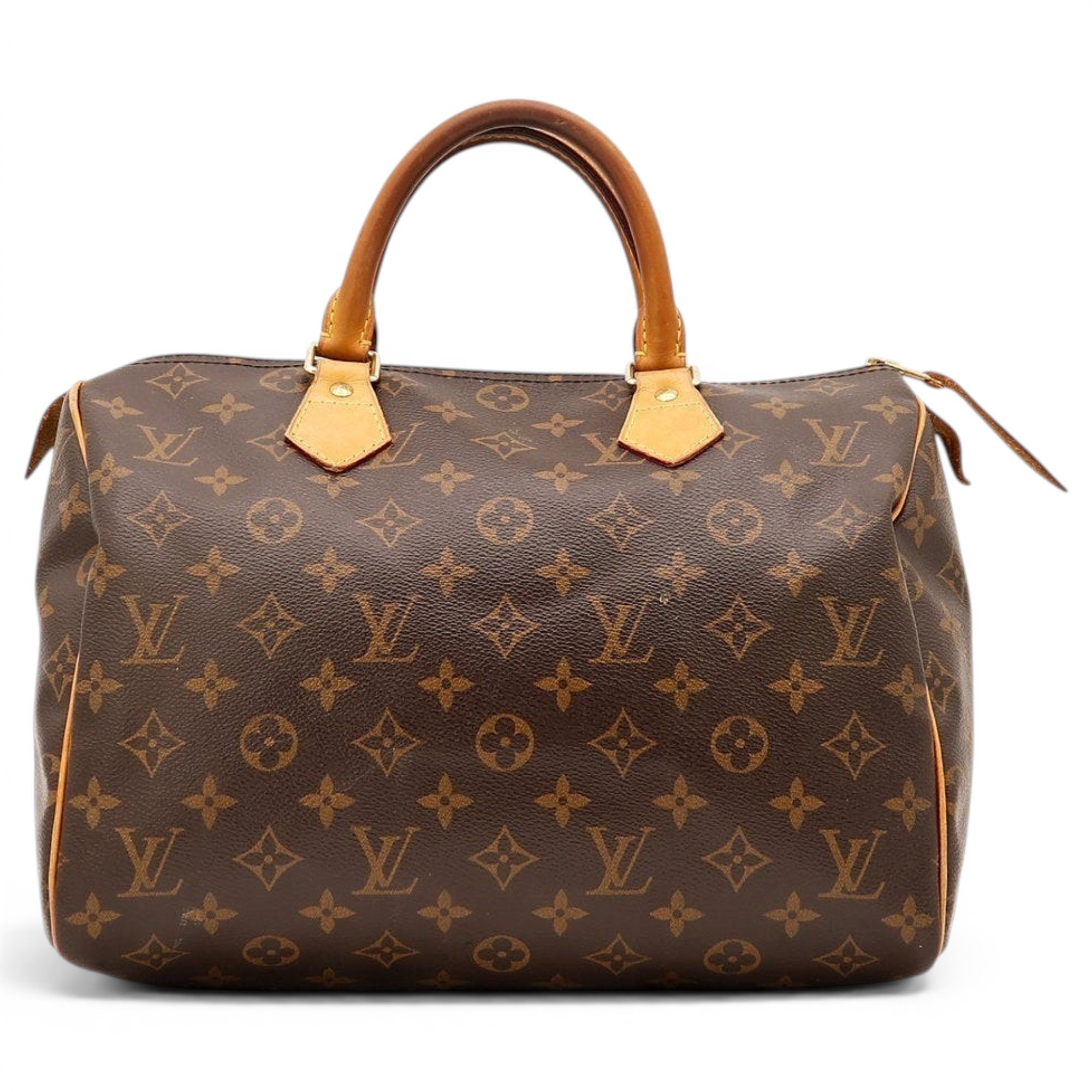 Speedy leather handbag