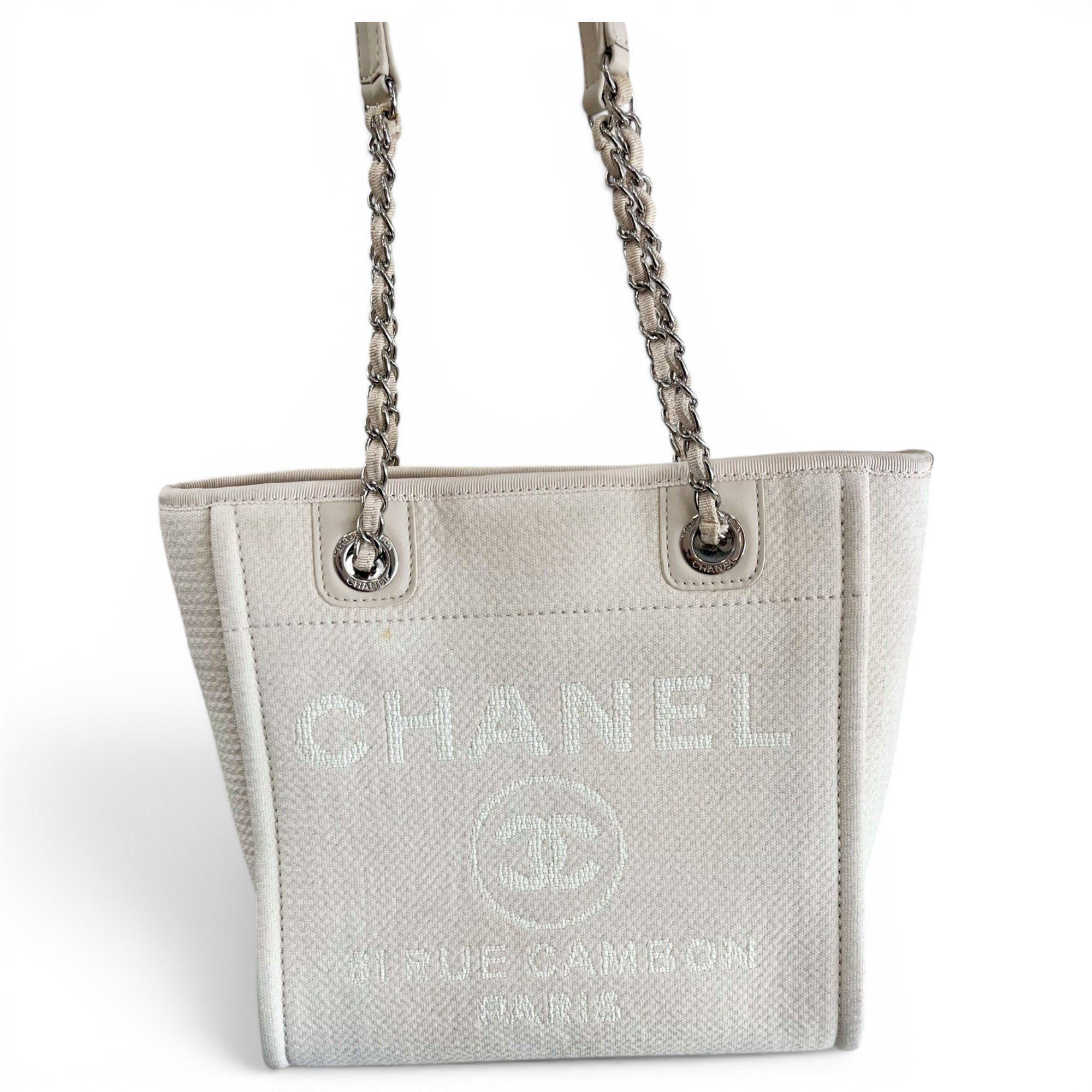 Deauville Chain cloth tote