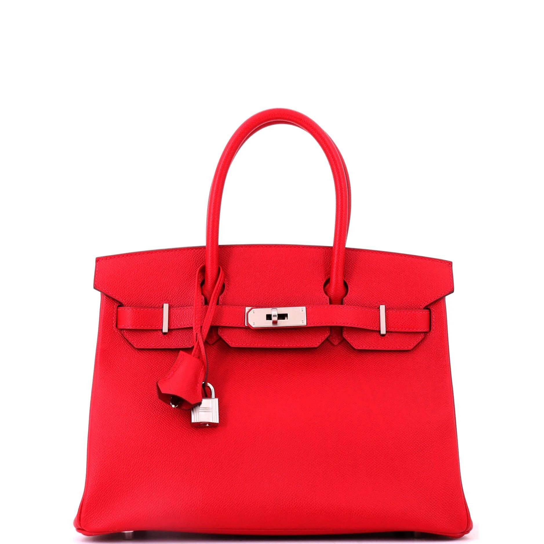 Birkin 30 leather handbag