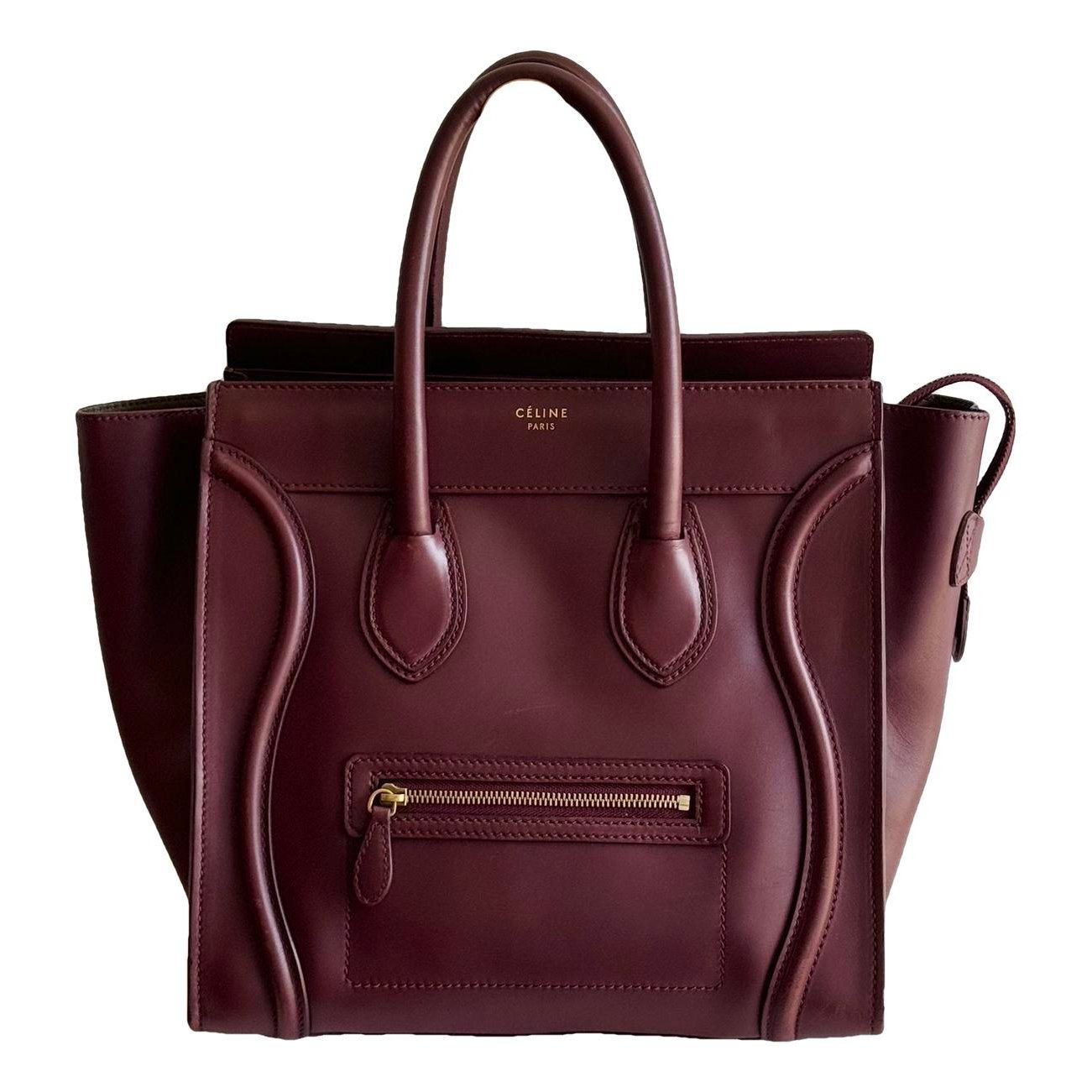 Luggage leather handbag