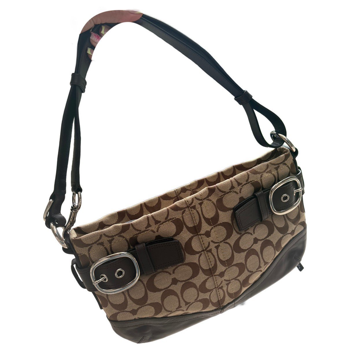 Leather handbag