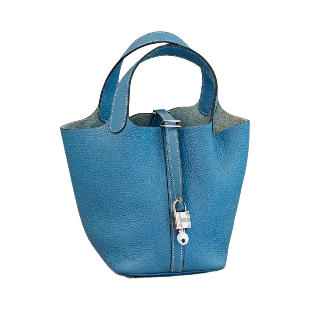 Picotin leather handbag