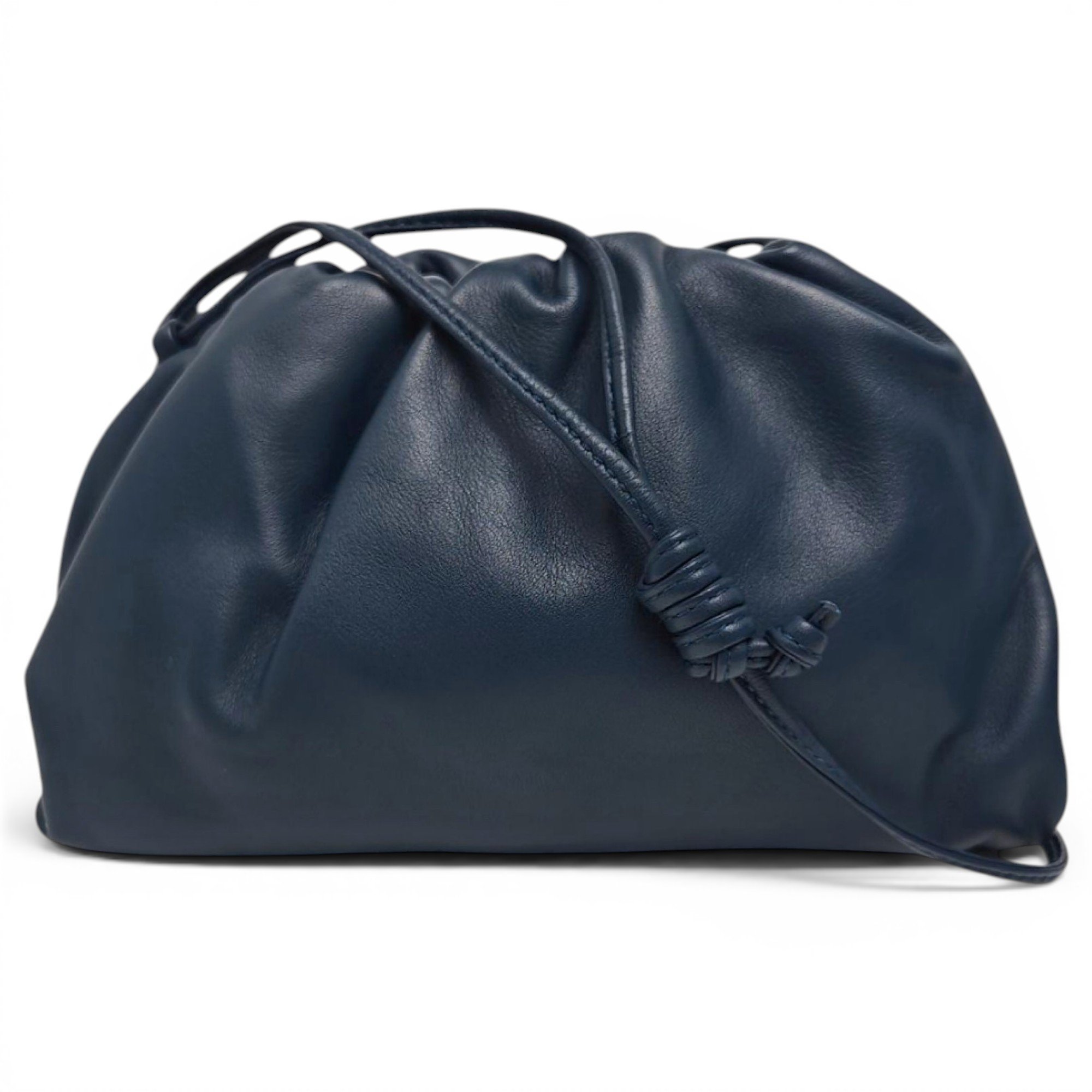Pouch leather handbag