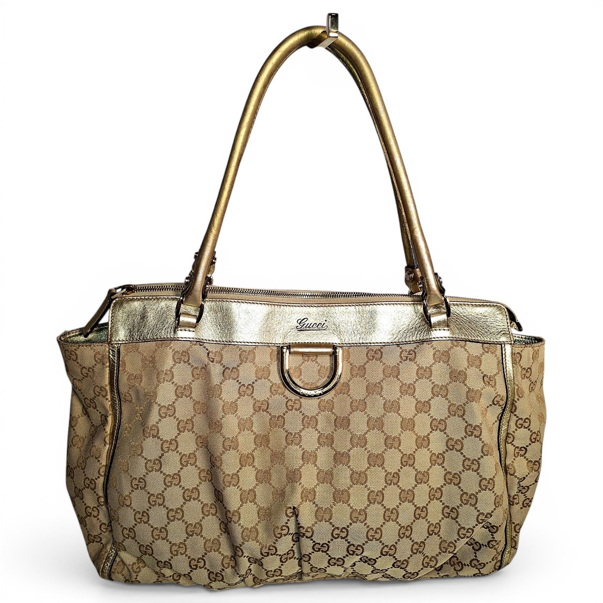 Leather tote