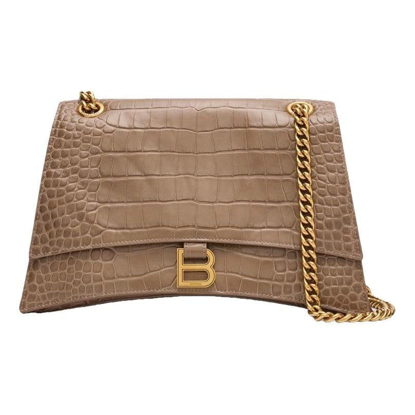 Crush leather crossbody bag