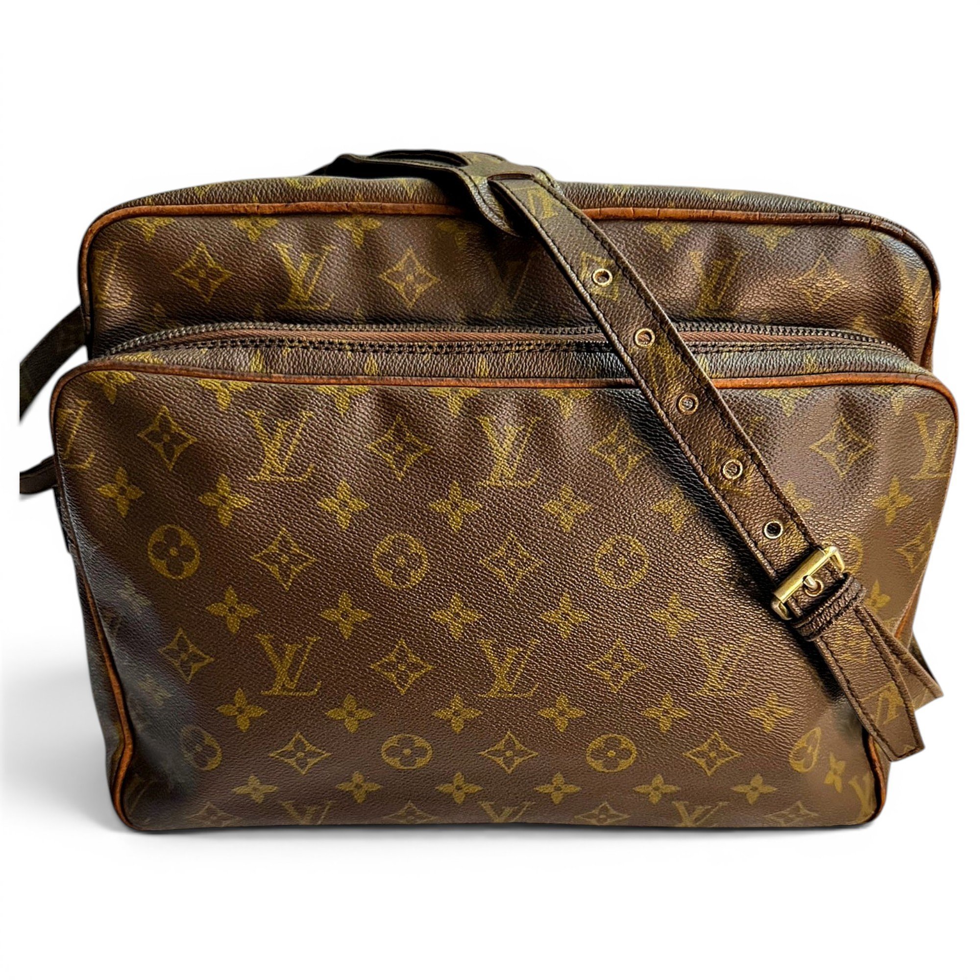 Nile leather crossbody bag