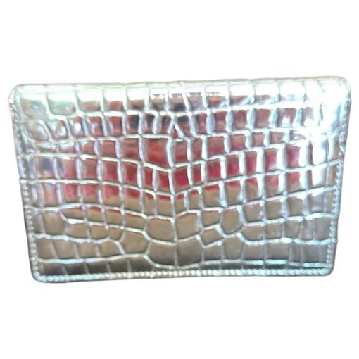 Vegan leather clutch bag