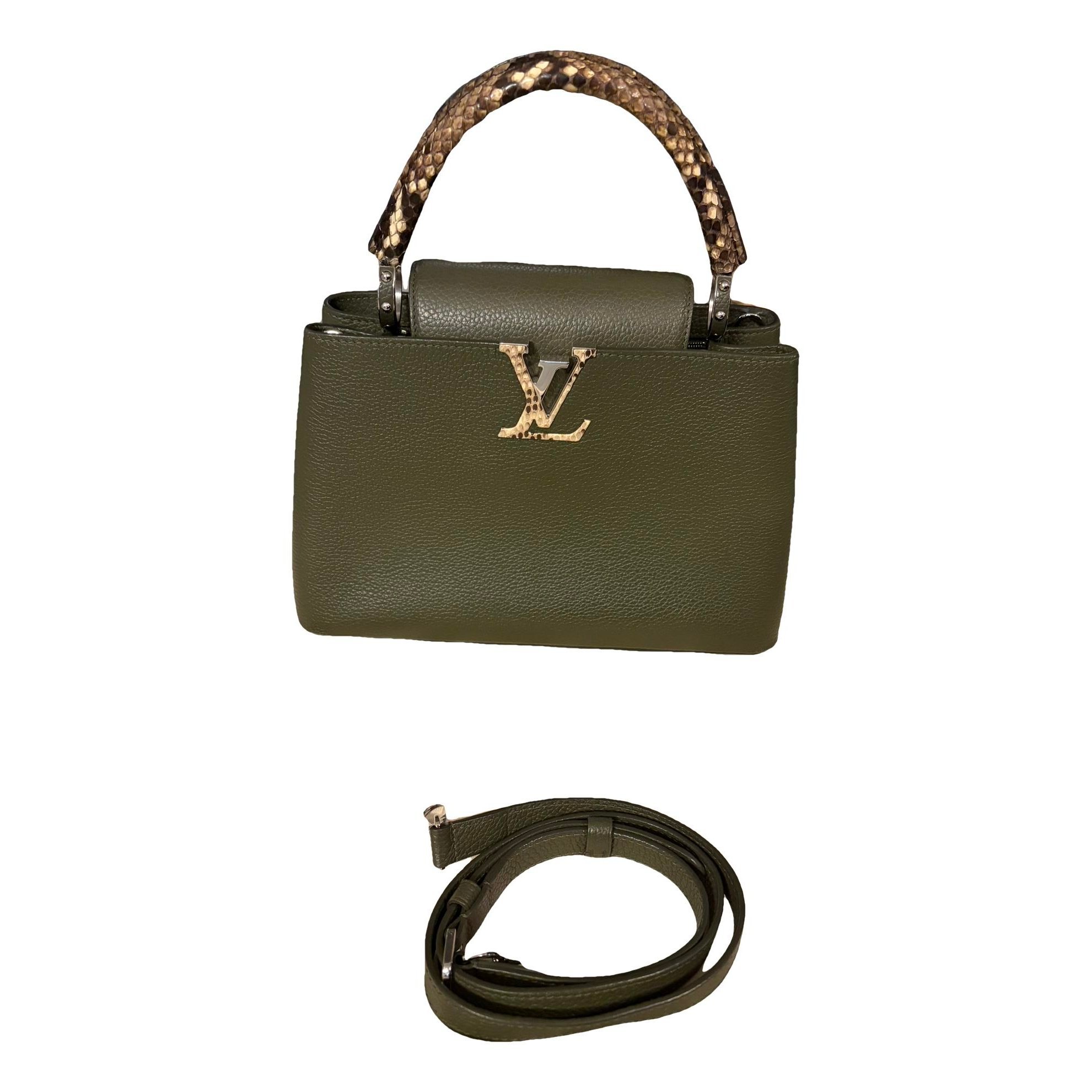 Capucines leather handbag