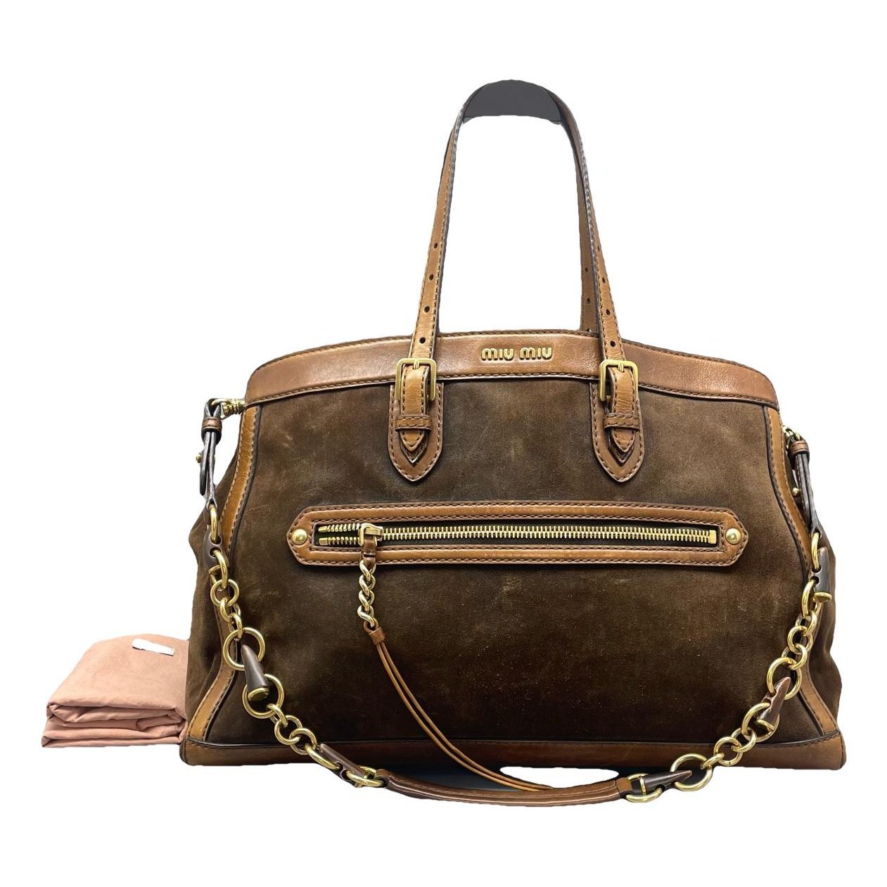Leather handbag