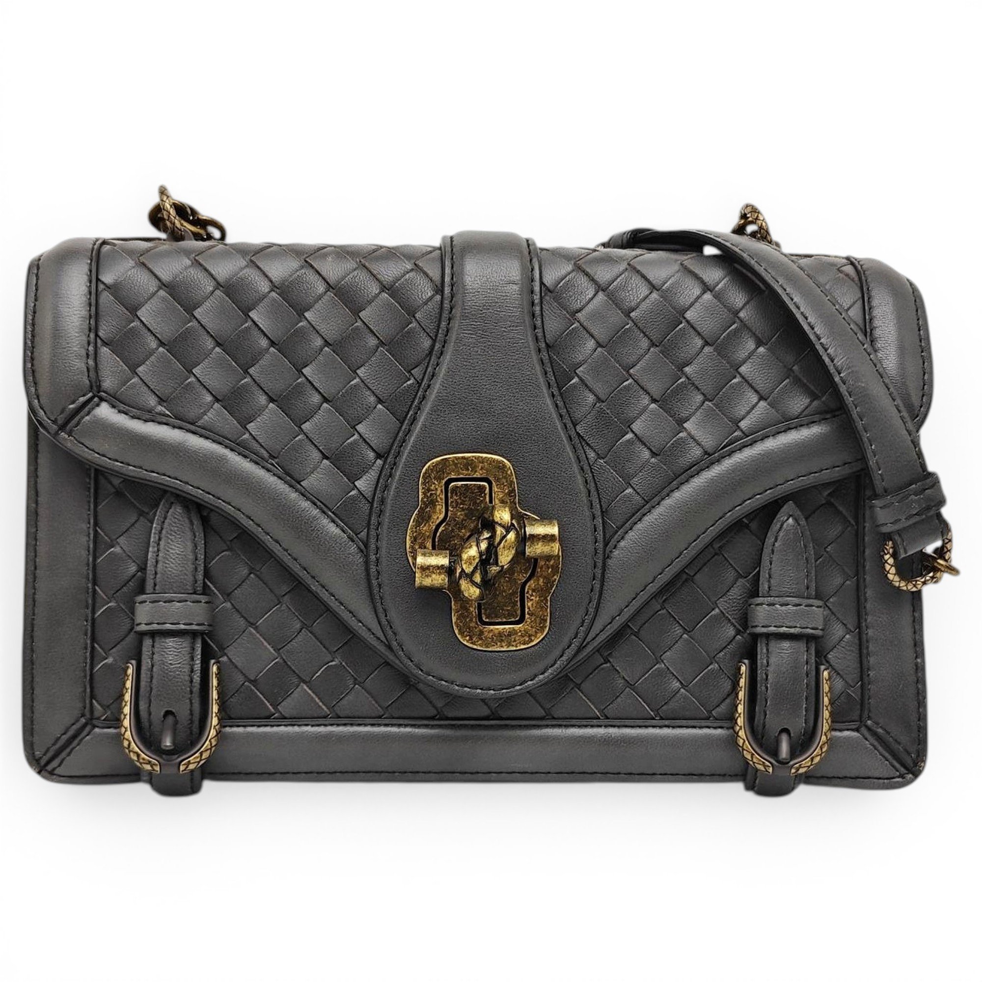 City Knot leather handbag