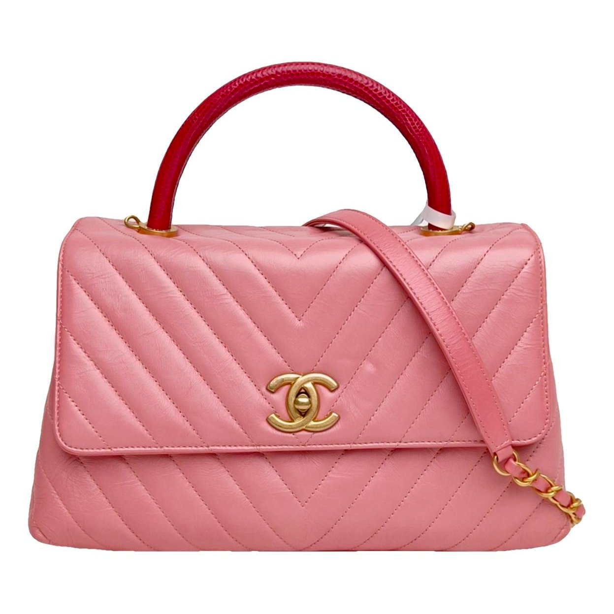 Coco Handle leather handbag