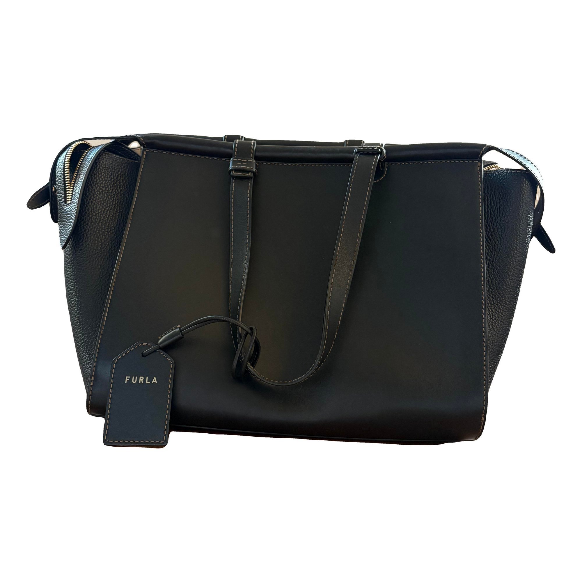 Leather tote