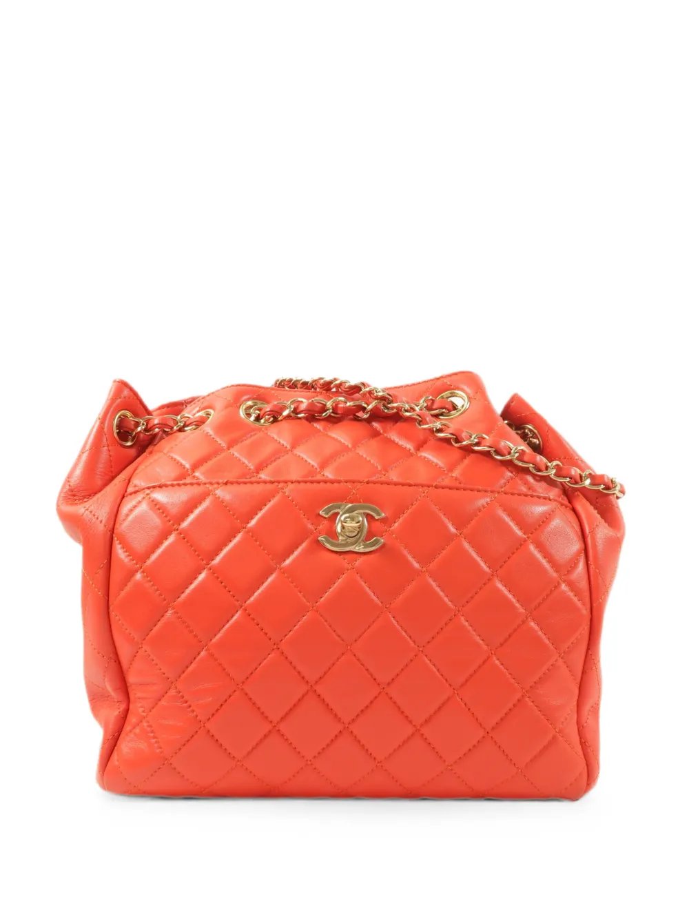 CC turn-lock quilted shoulder bag