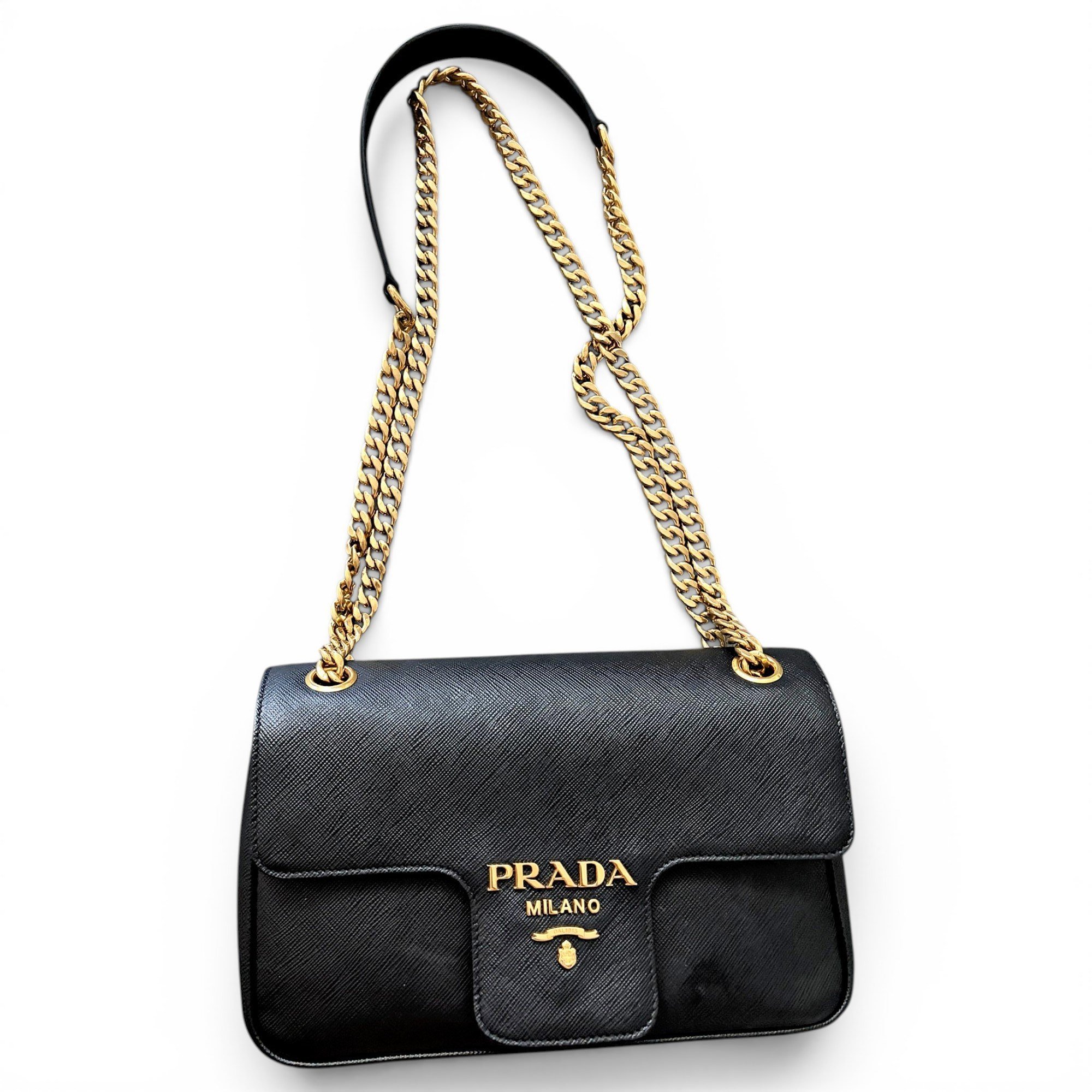Leather crossbody bag