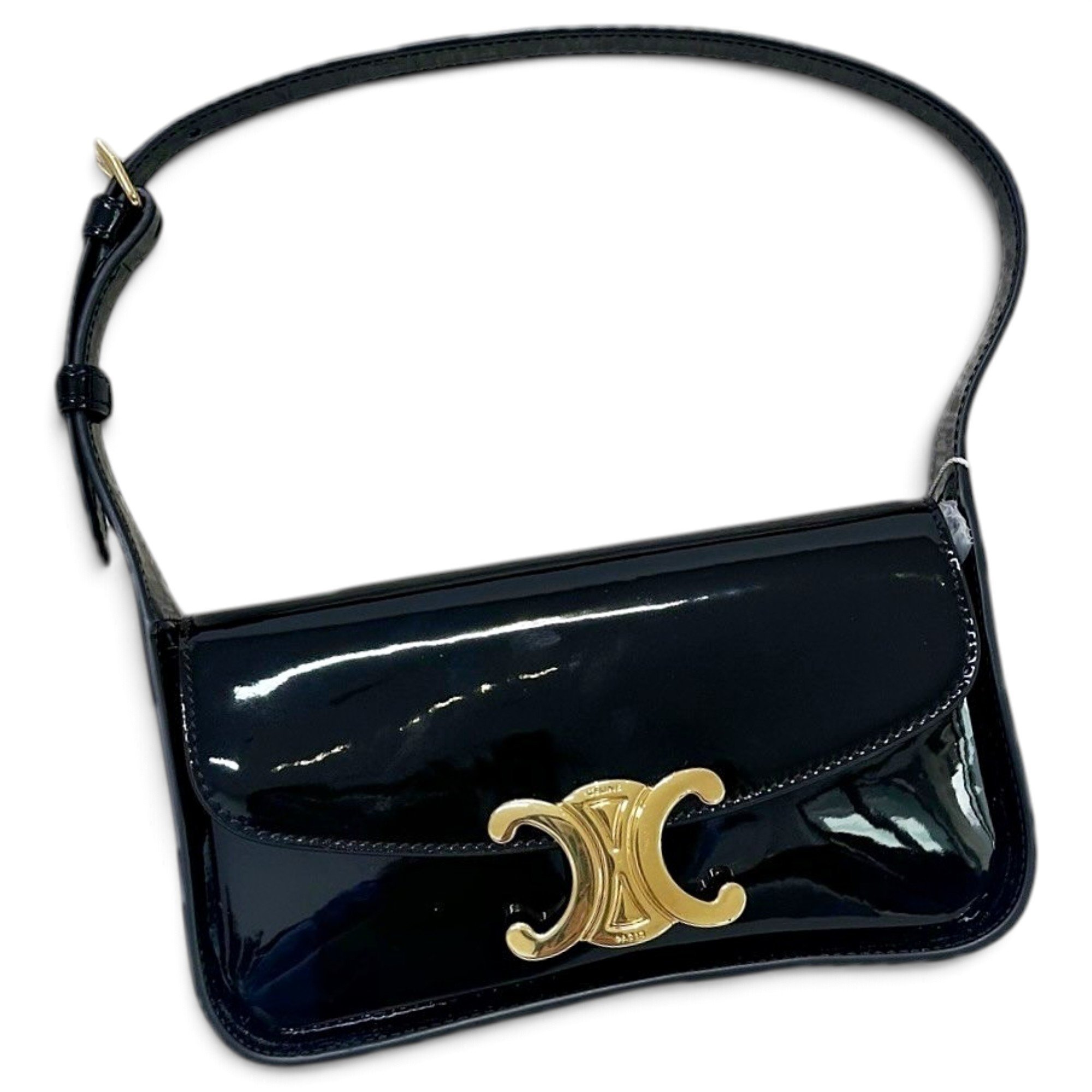 Triomphe Long leather handbag