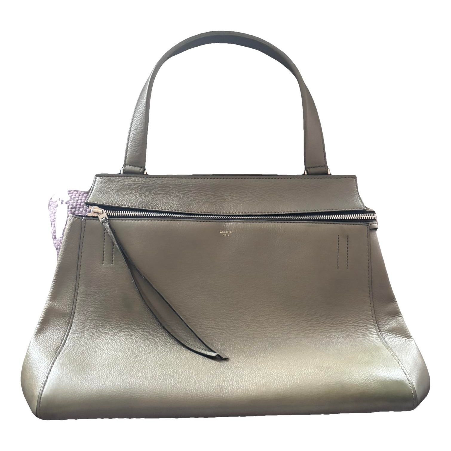 Edge leather handbag