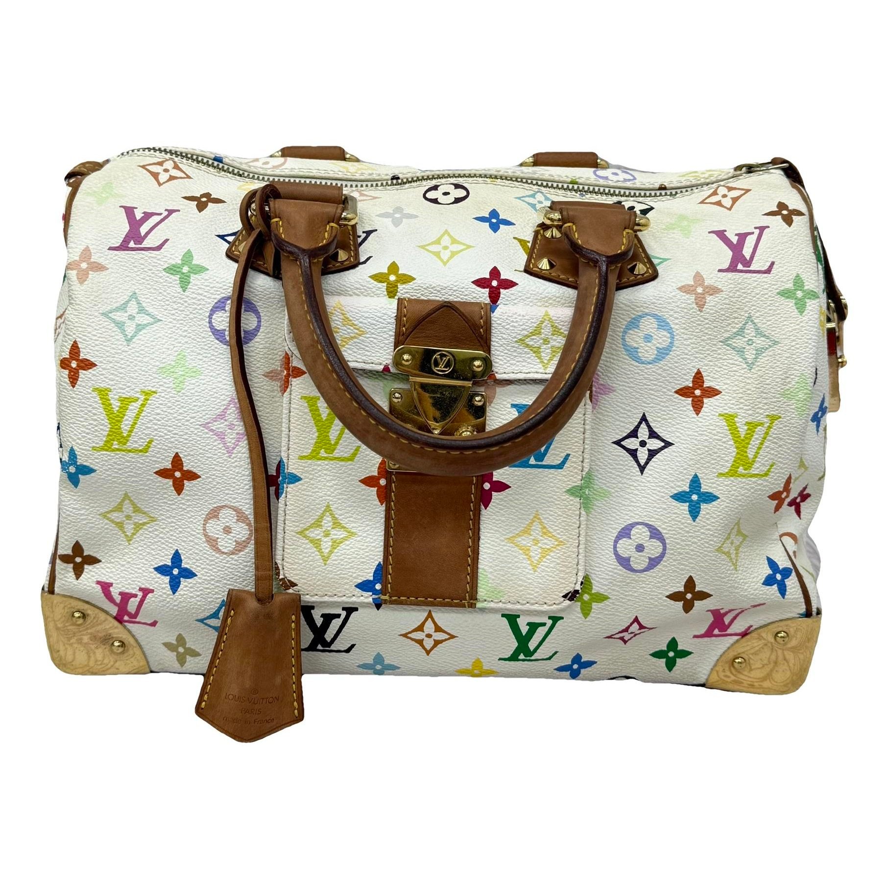 Speedy leather handbag