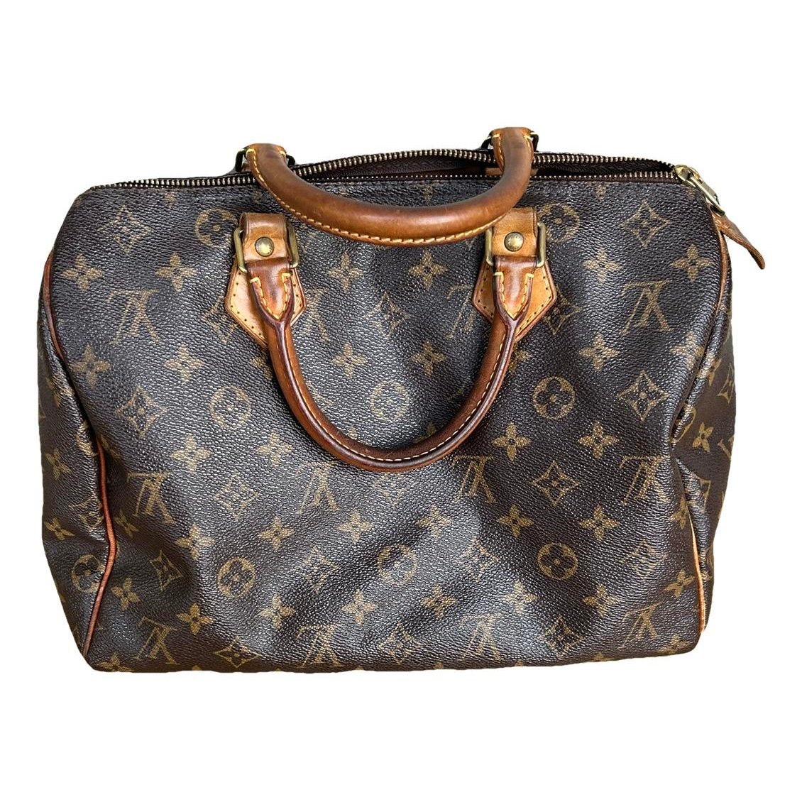 Speedy leather handbag