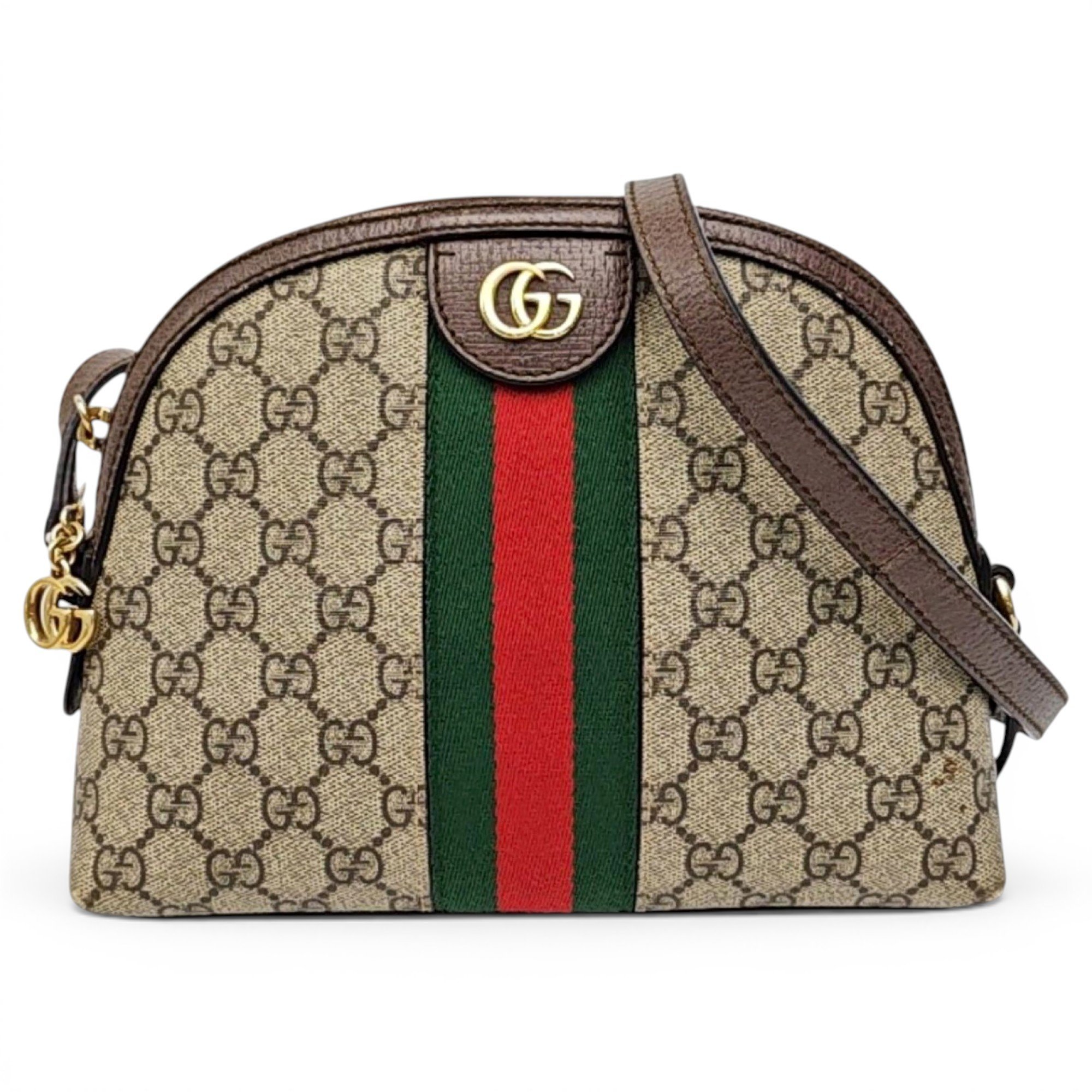 Ophidia Dome cloth crossbody bag