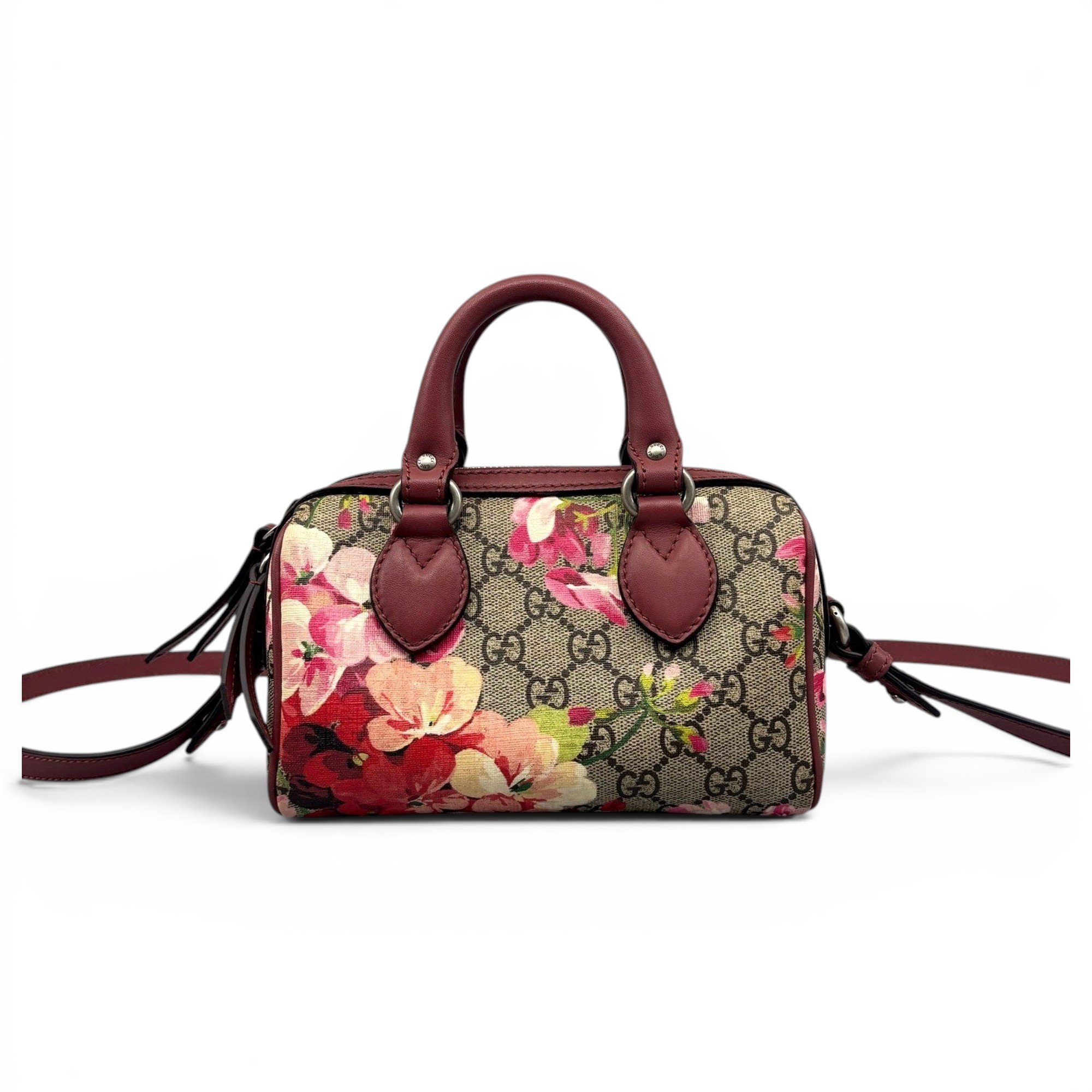 Boston leather handbag