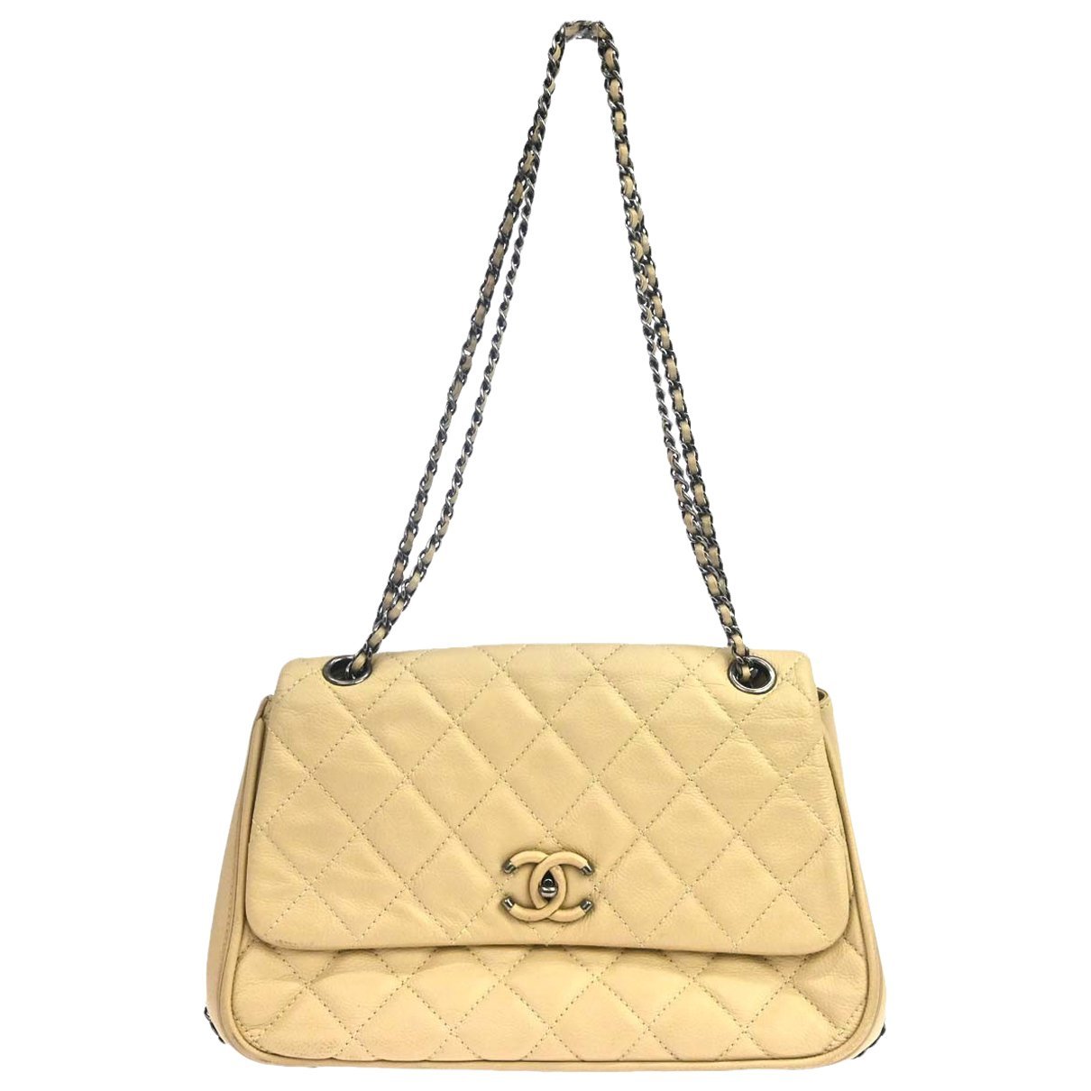 Trendy CC Flap leather handbag