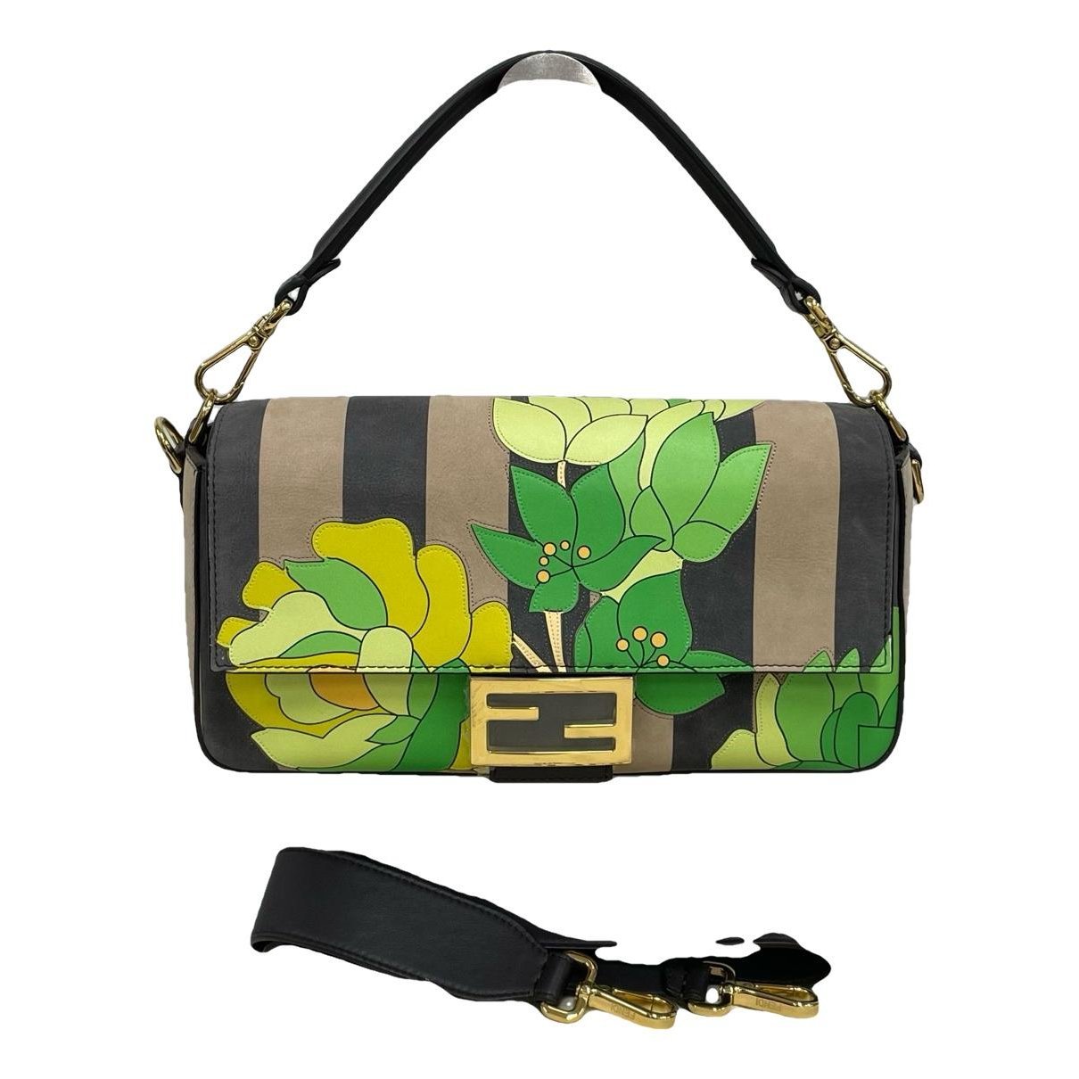 Baguette leather handbag