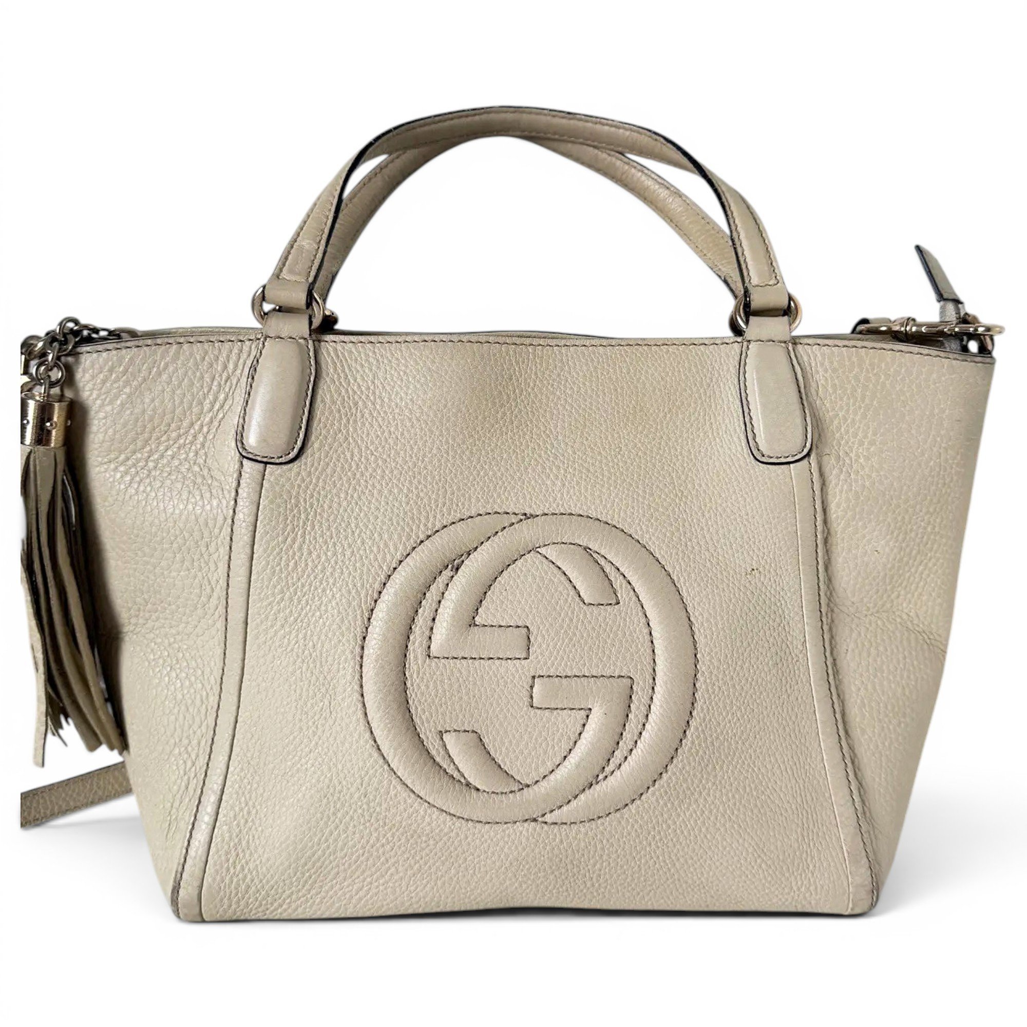 Soho Top Handle leather crossbody bag