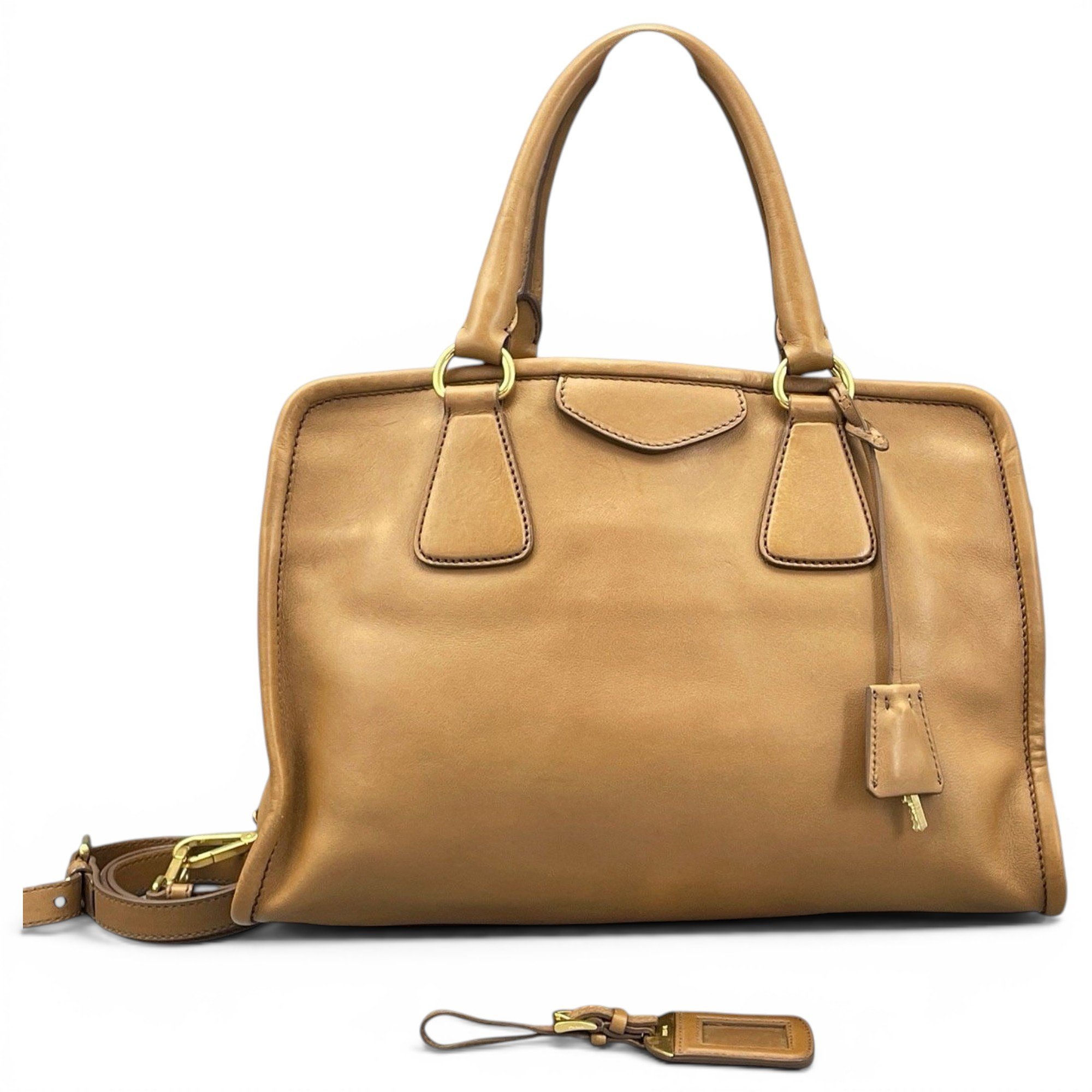 Leather handbag