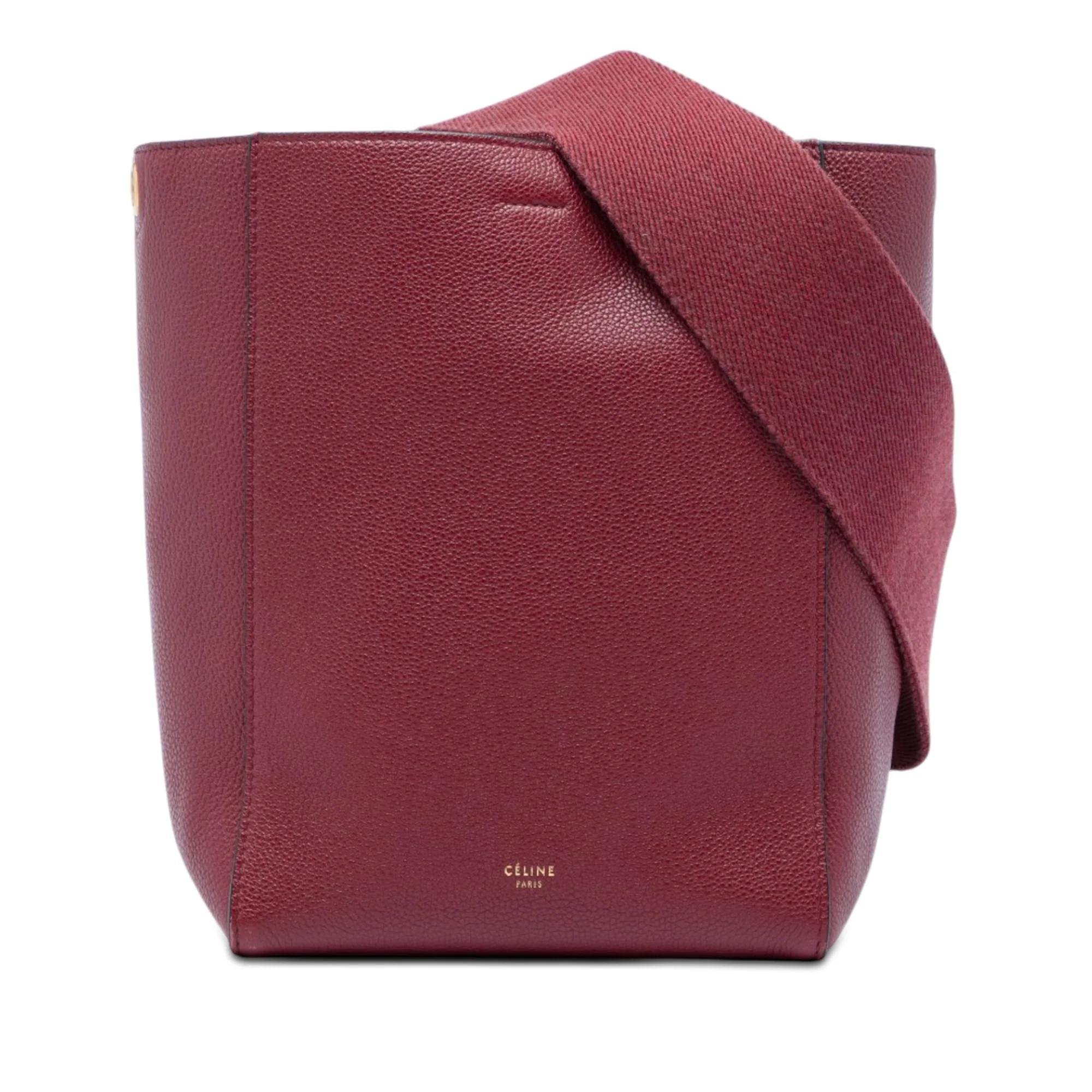 Seau Sangle pony-style calfskin handbag