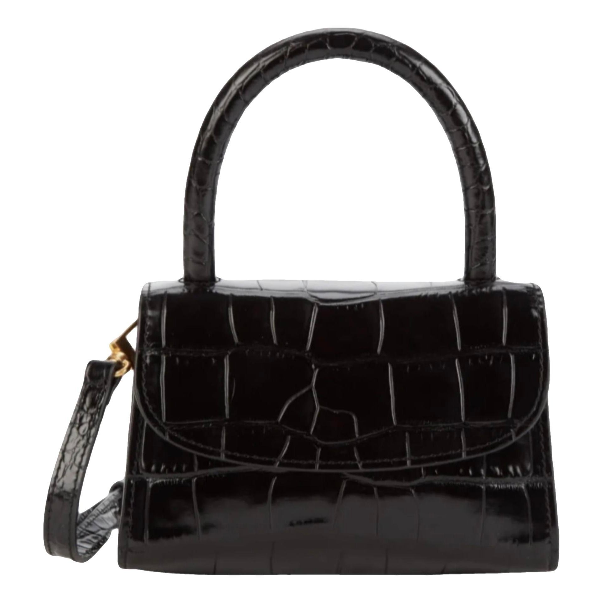 Mini leather handbag