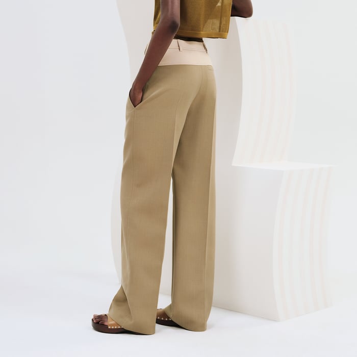 Vert Muscade Loose Fit Pants