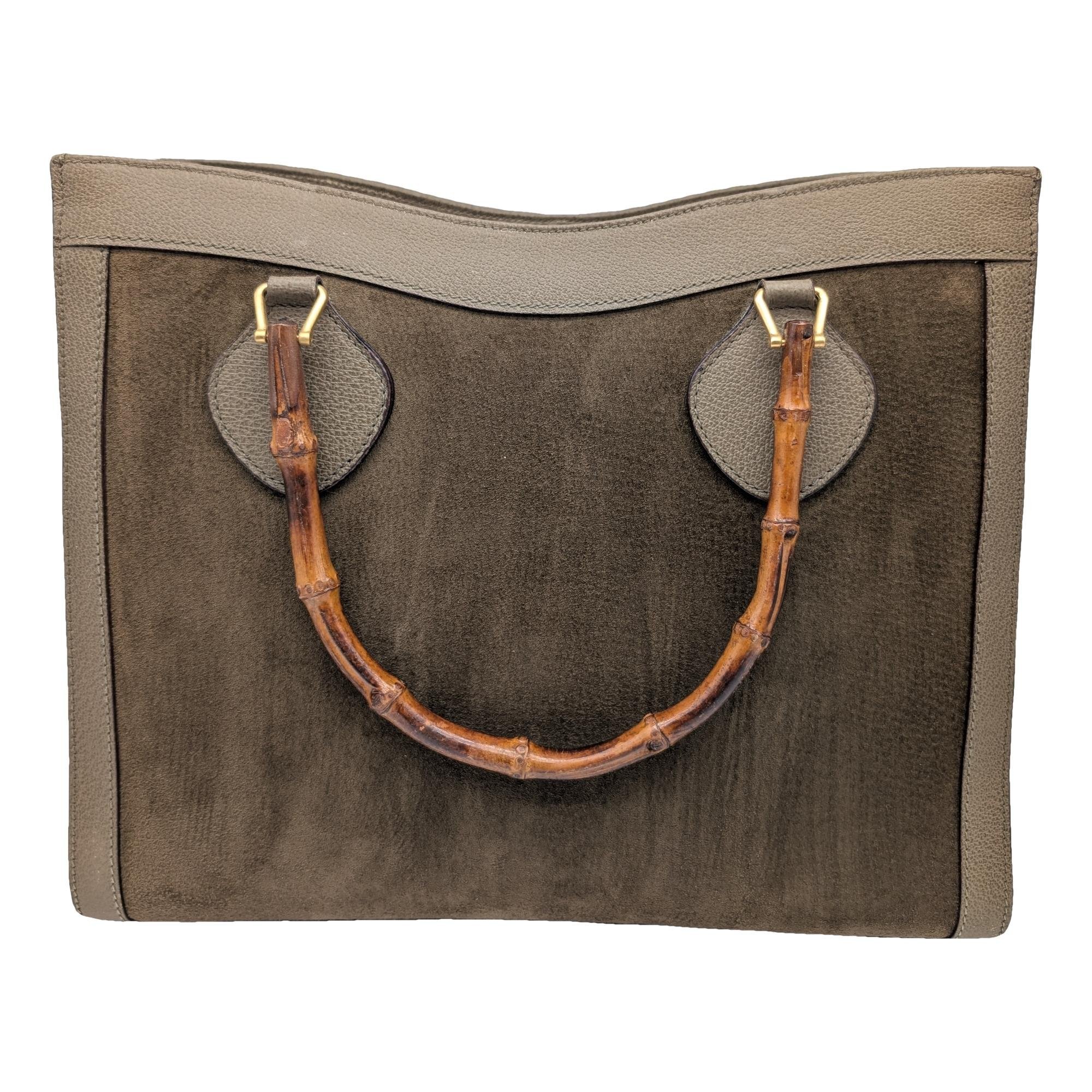 Diana Bamboo leather tote