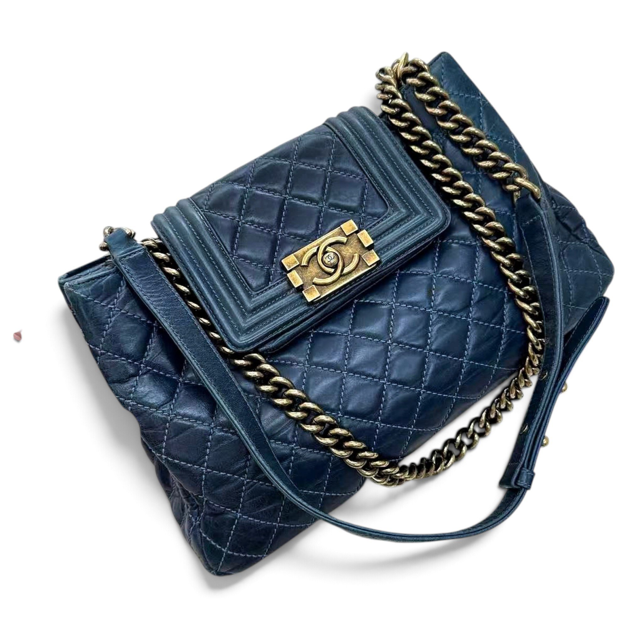 Leather handbag
