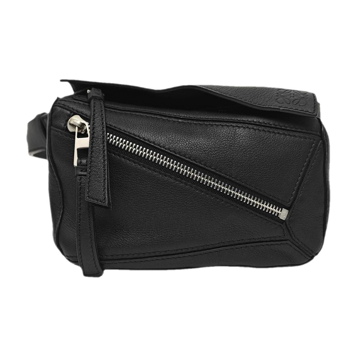 Puzzle leather mini bag