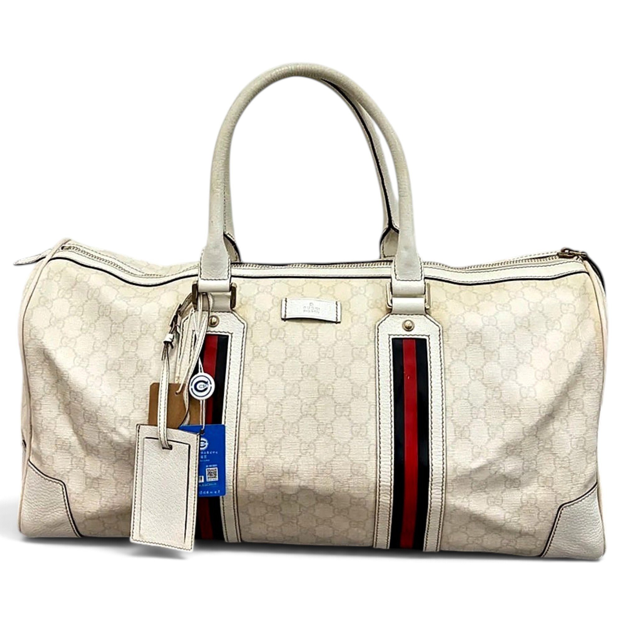 Ophidia Boston vinyl handbag